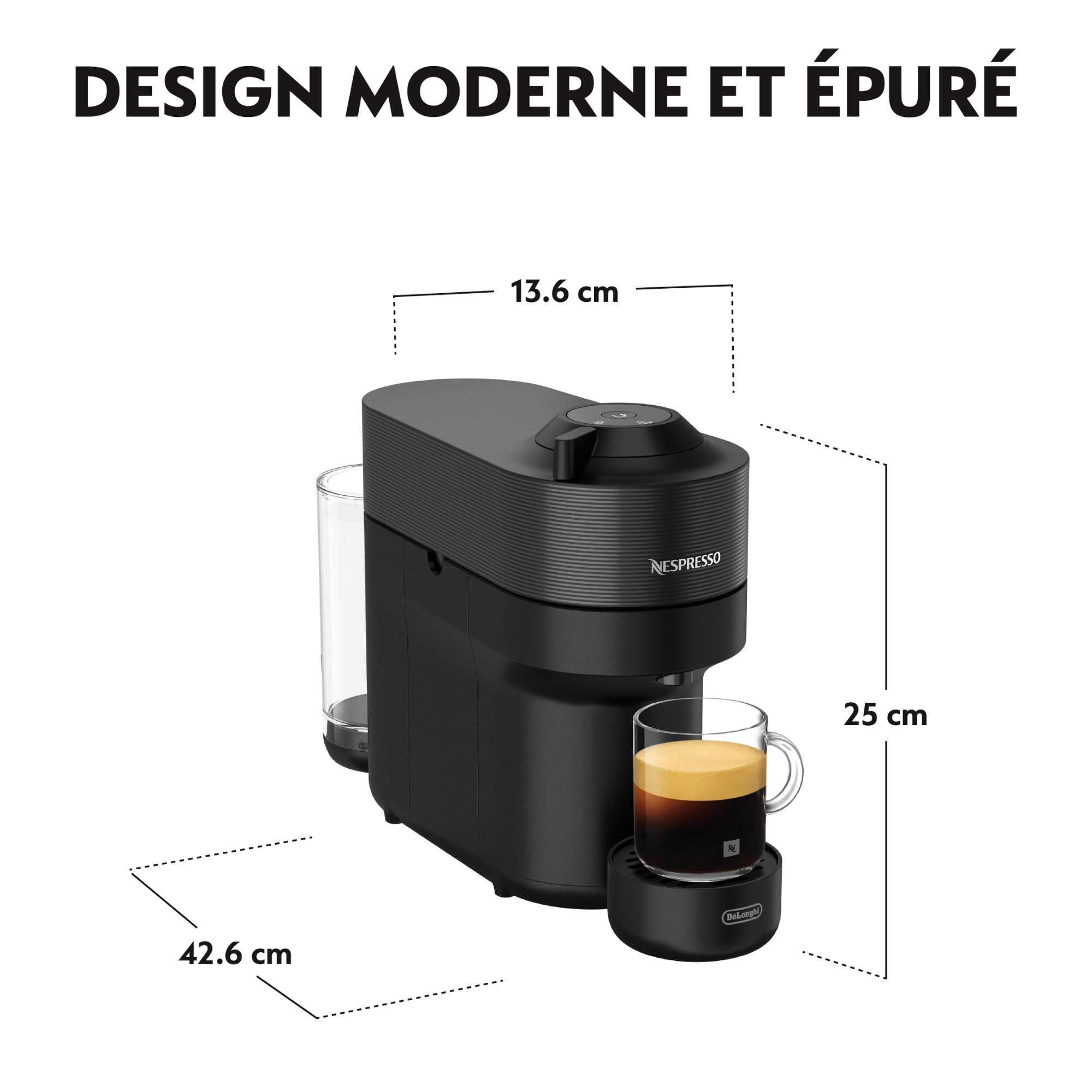Voir la diapositive 8 : DELONGHI Bundle Nespresso Vertuo + 52 capsules ENV90B - Noir