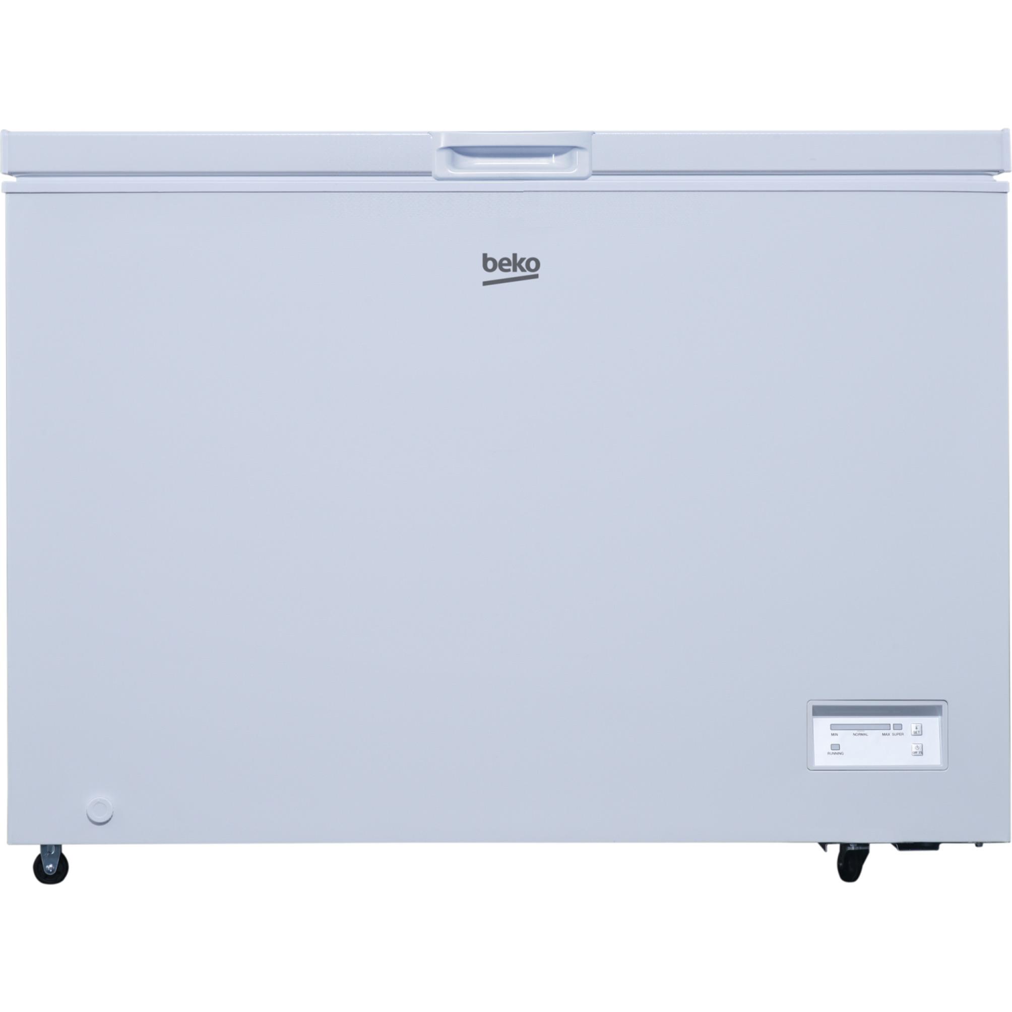 Voir la diapositive 4 : BEKO Congélateur coffre CF316EWN, 308 L, Froid statique, E