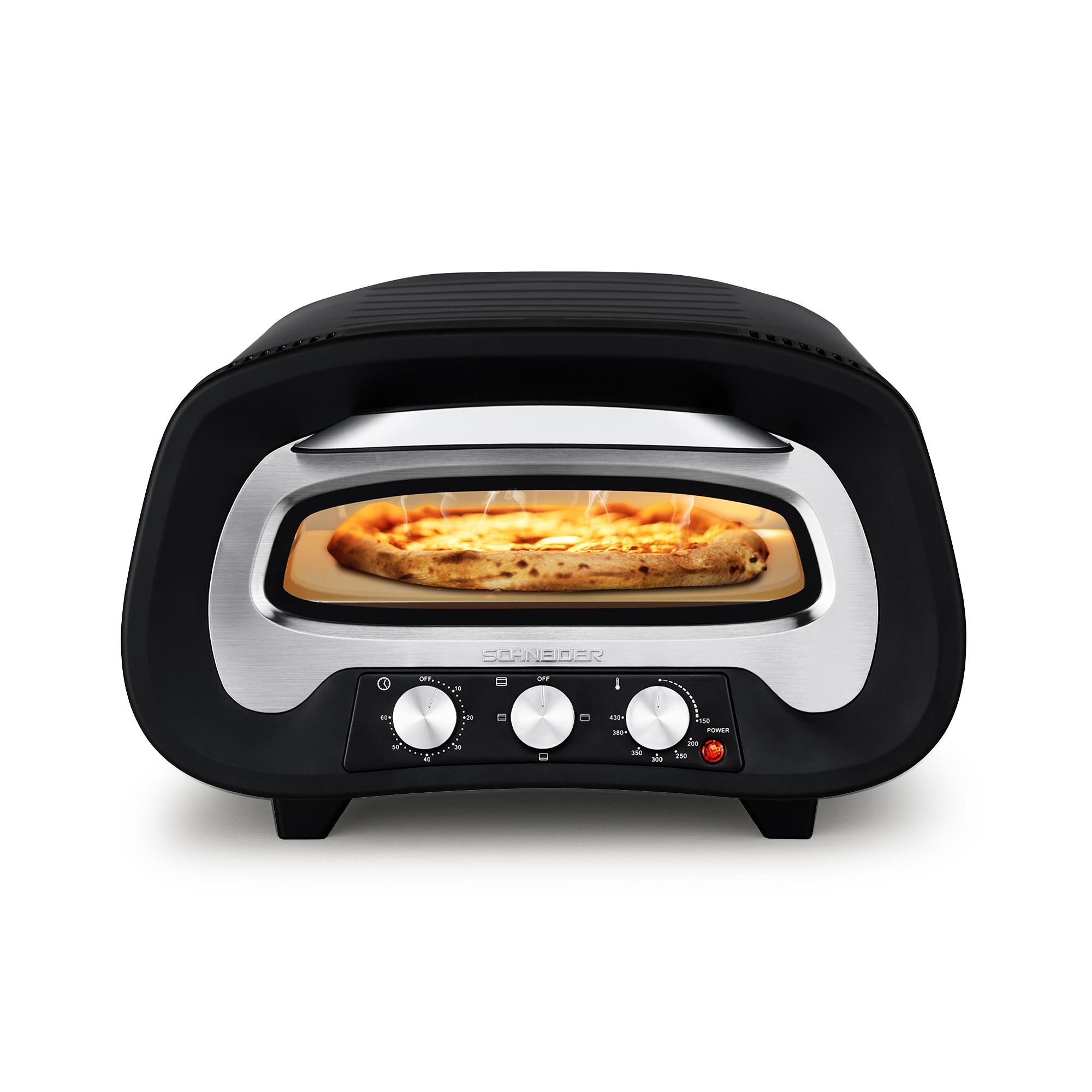 Voir la diapositive 2 : SCHNEIDER Four à pizza cuisson express SERIE Z - Noir