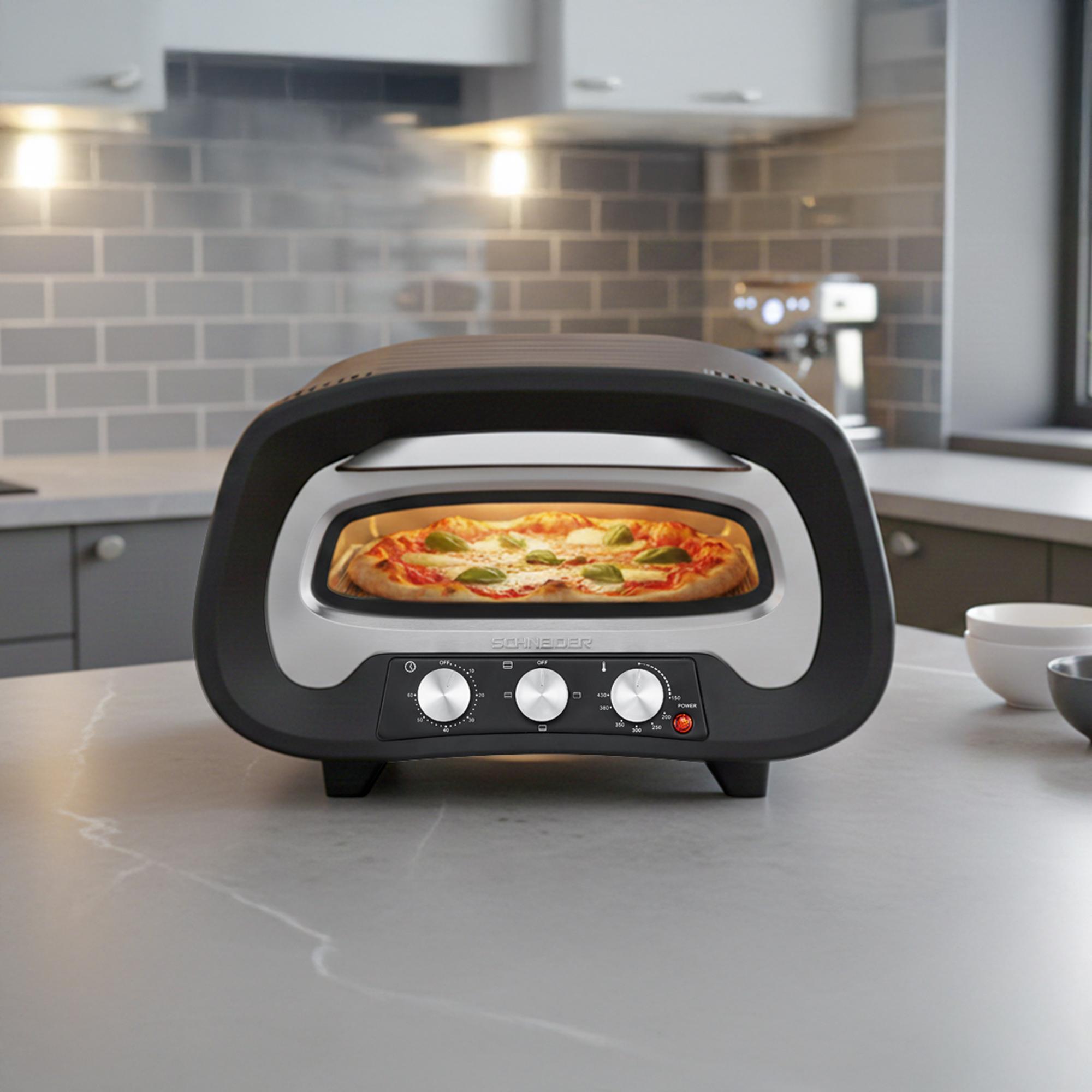 Voir la diapositive 8 : SCHNEIDER Four à pizza cuisson express SERIE Z - Noir