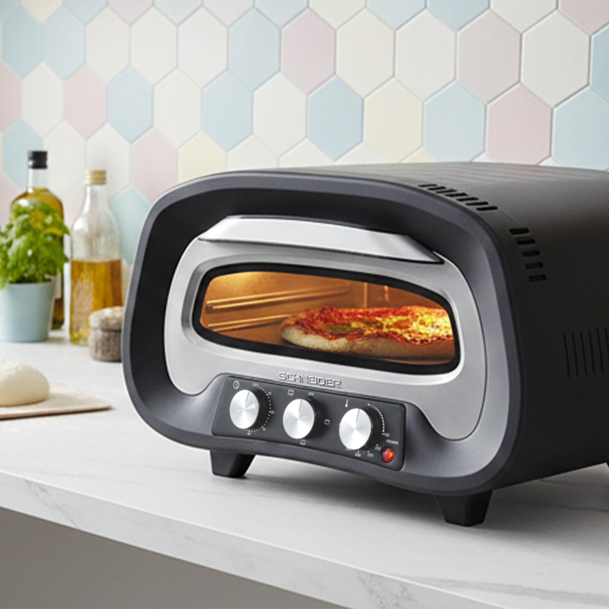 Voir la diapositive 9 : SCHNEIDER Four à pizza cuisson express SERIE Z - Noir