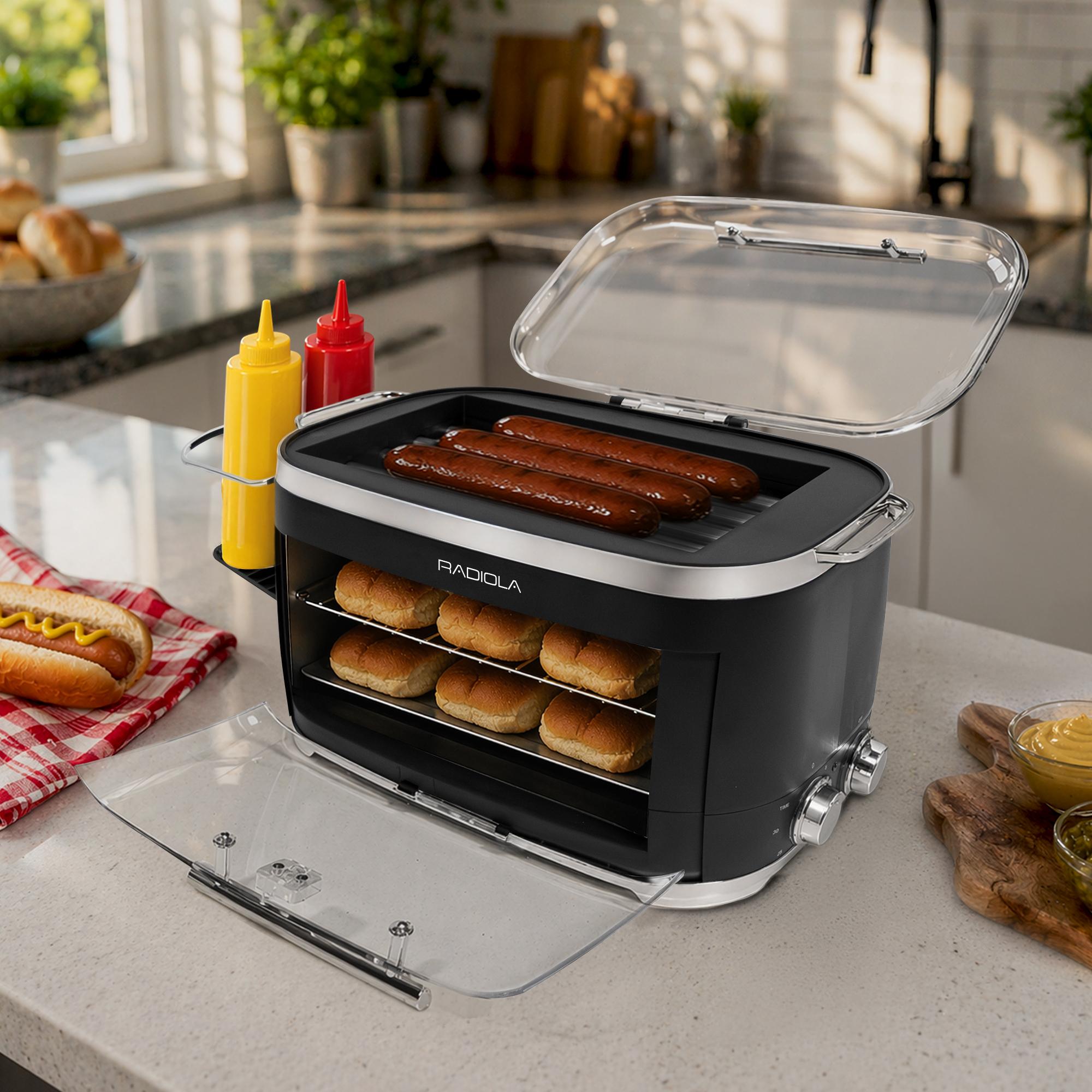Voir la diapositive 9 : RADIOLA Machine à Hot Dog - Noir