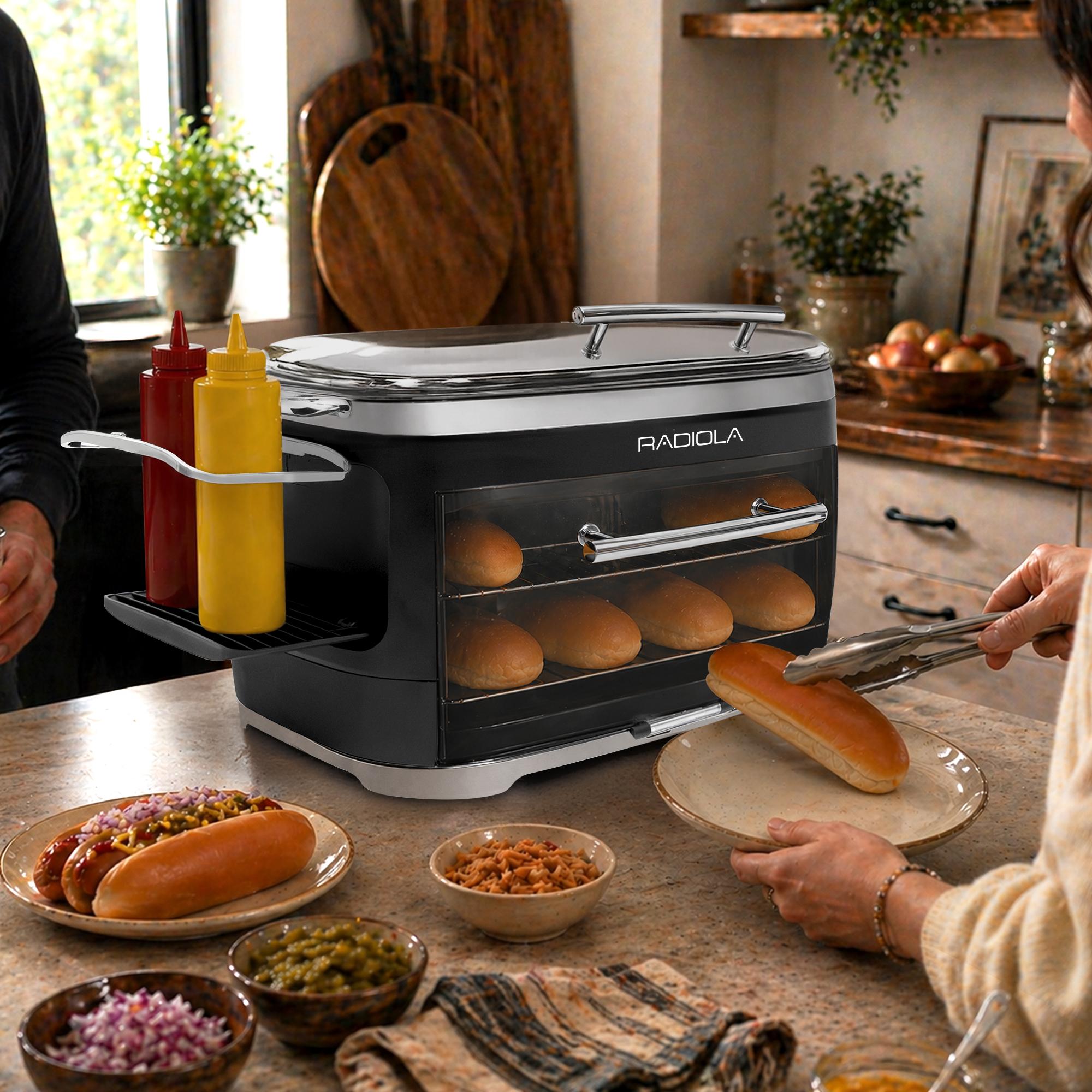 Voir la diapositive 11 : RADIOLA Machine à Hot Dog - Noir