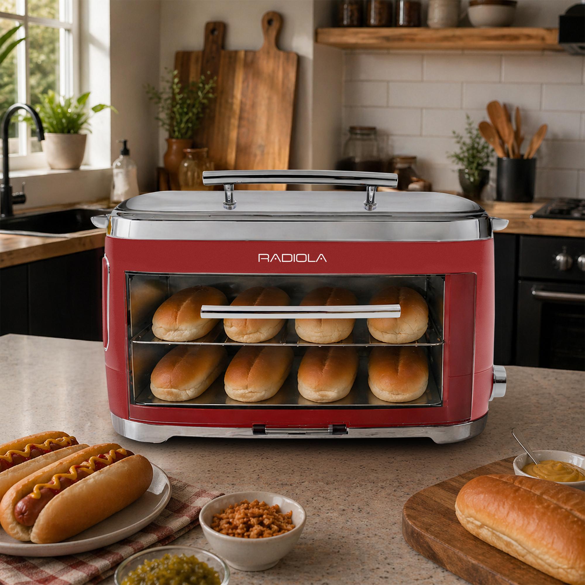 Voir la diapositive 11 : RADIOLA Machine à Hot Dog - Rouge