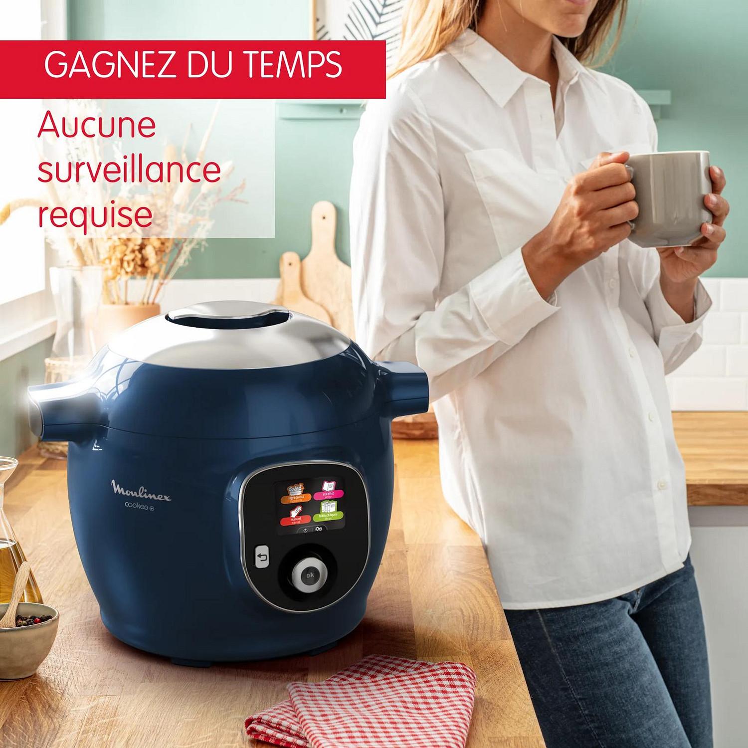 Voir la diapositive 5 : MOULINEX Multicuiseur intelligent cookeo YY5960FB - Bleu