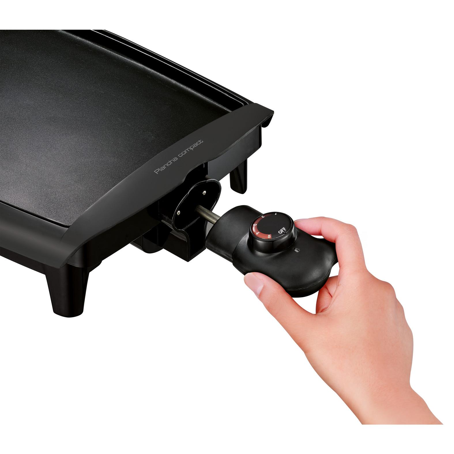 Voir la diapositive 3 : TEFAL Plancha électrique CB500512 - Noir