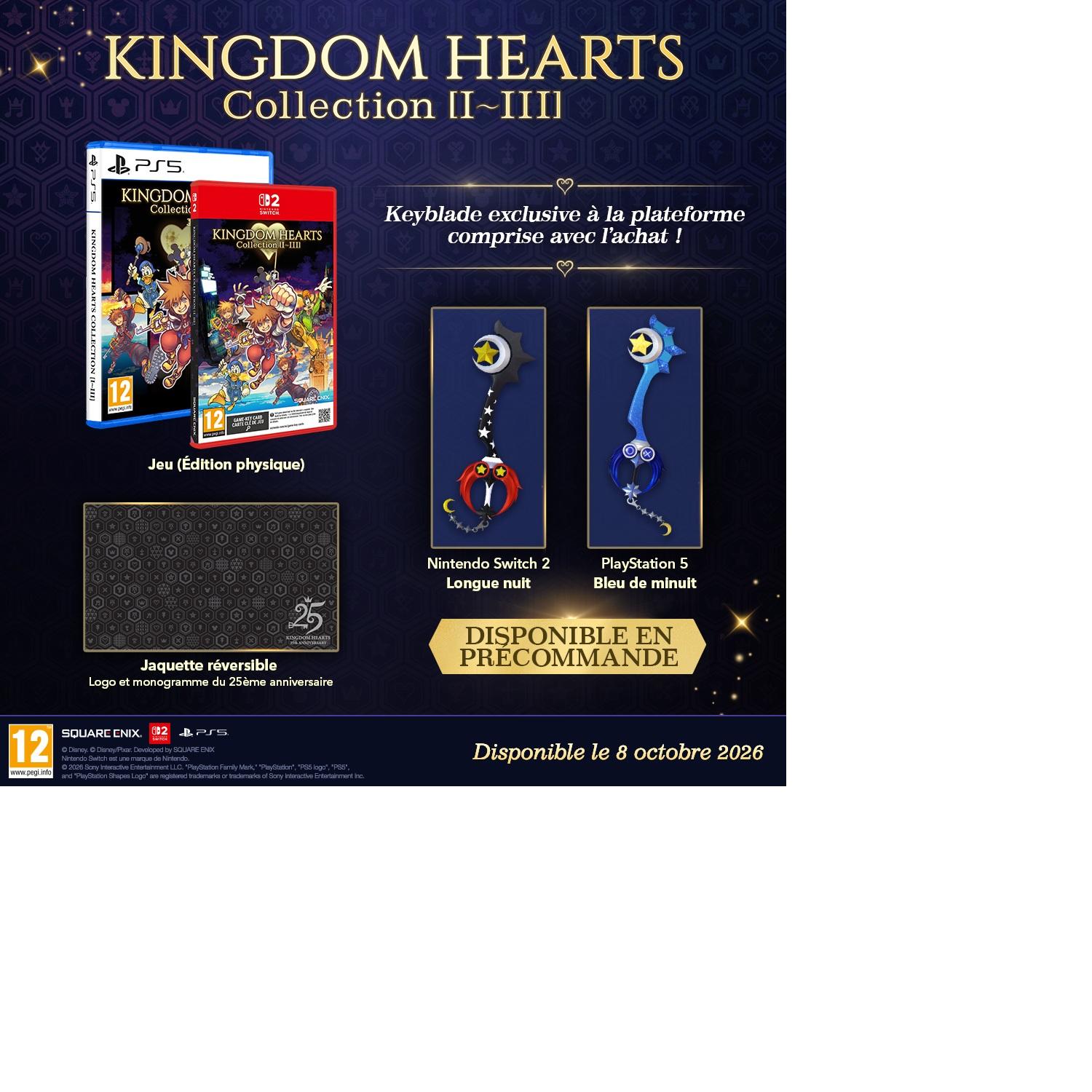 Voir la diapositive 7 : Kingdom Hearts Collection I - III PS5