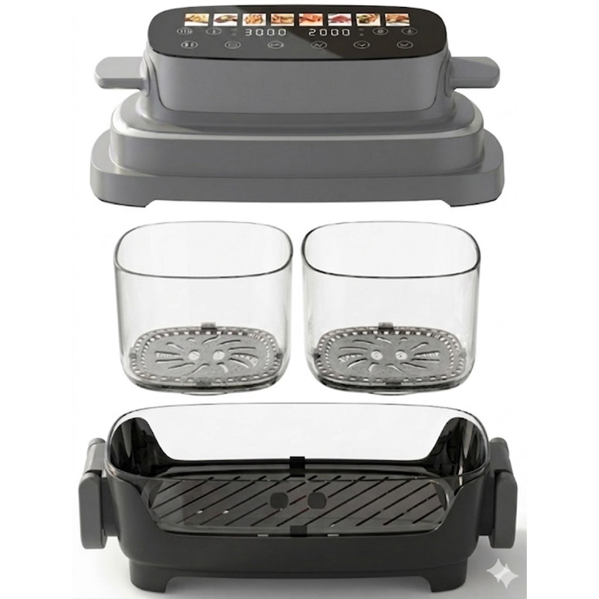 ARTHUR MARTIN Friteuse sans huile à air chaud Crispy AM3BAC - Noir