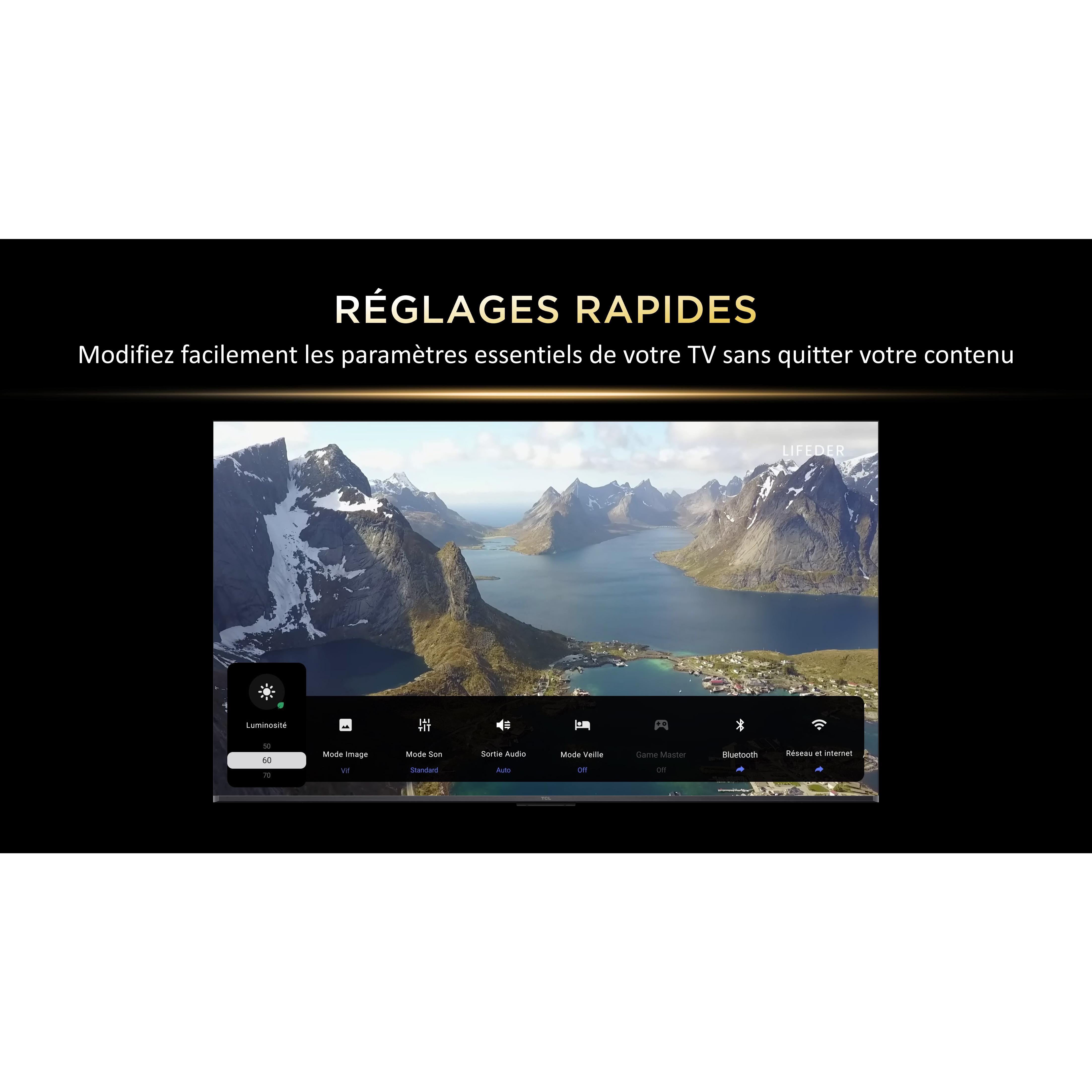 Voir la diapositive 15 : TCL TV 4K HDR 65P6L 2026
