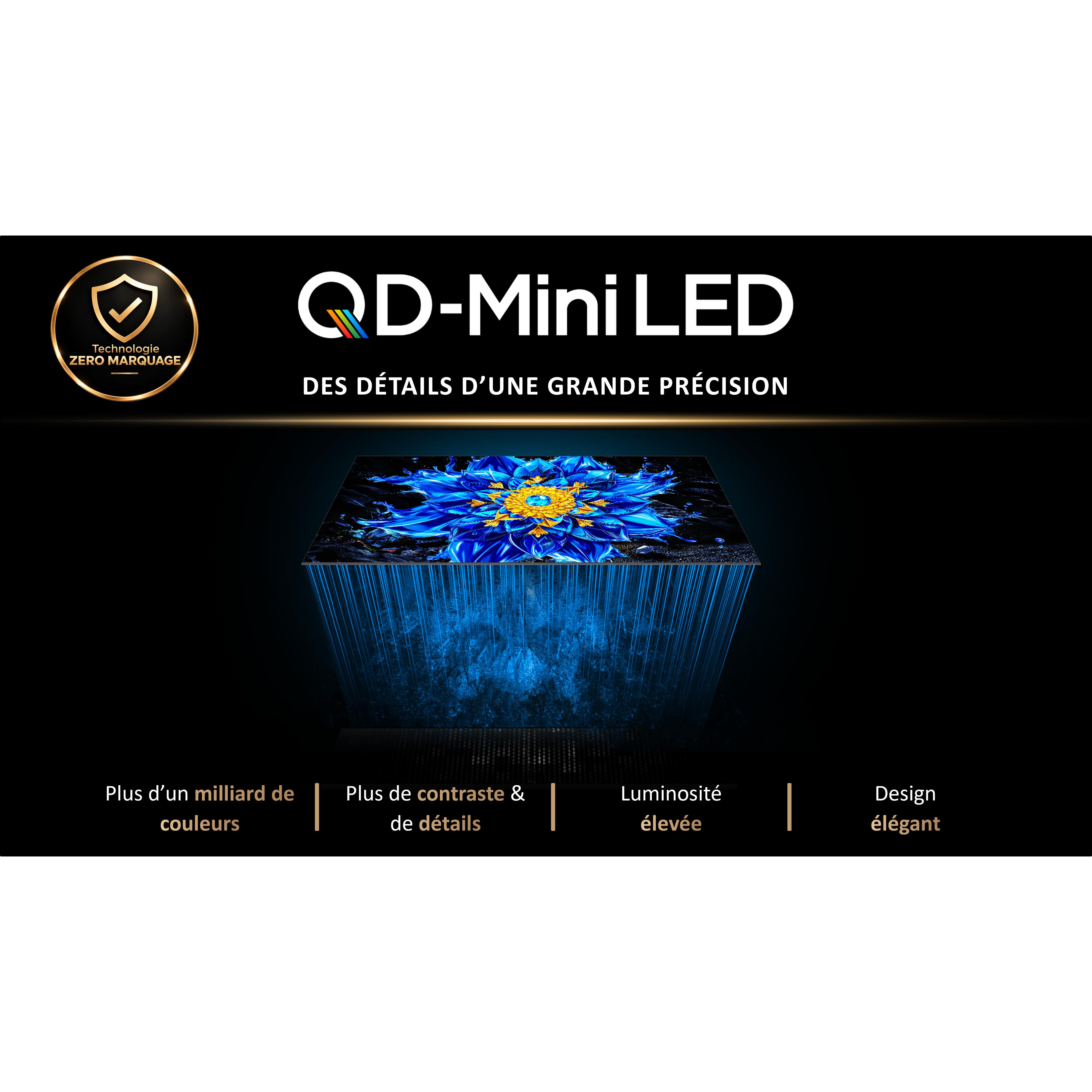 Voir la diapositive 7 : TCL TV QD Mini LED 75C6K PRO 2026