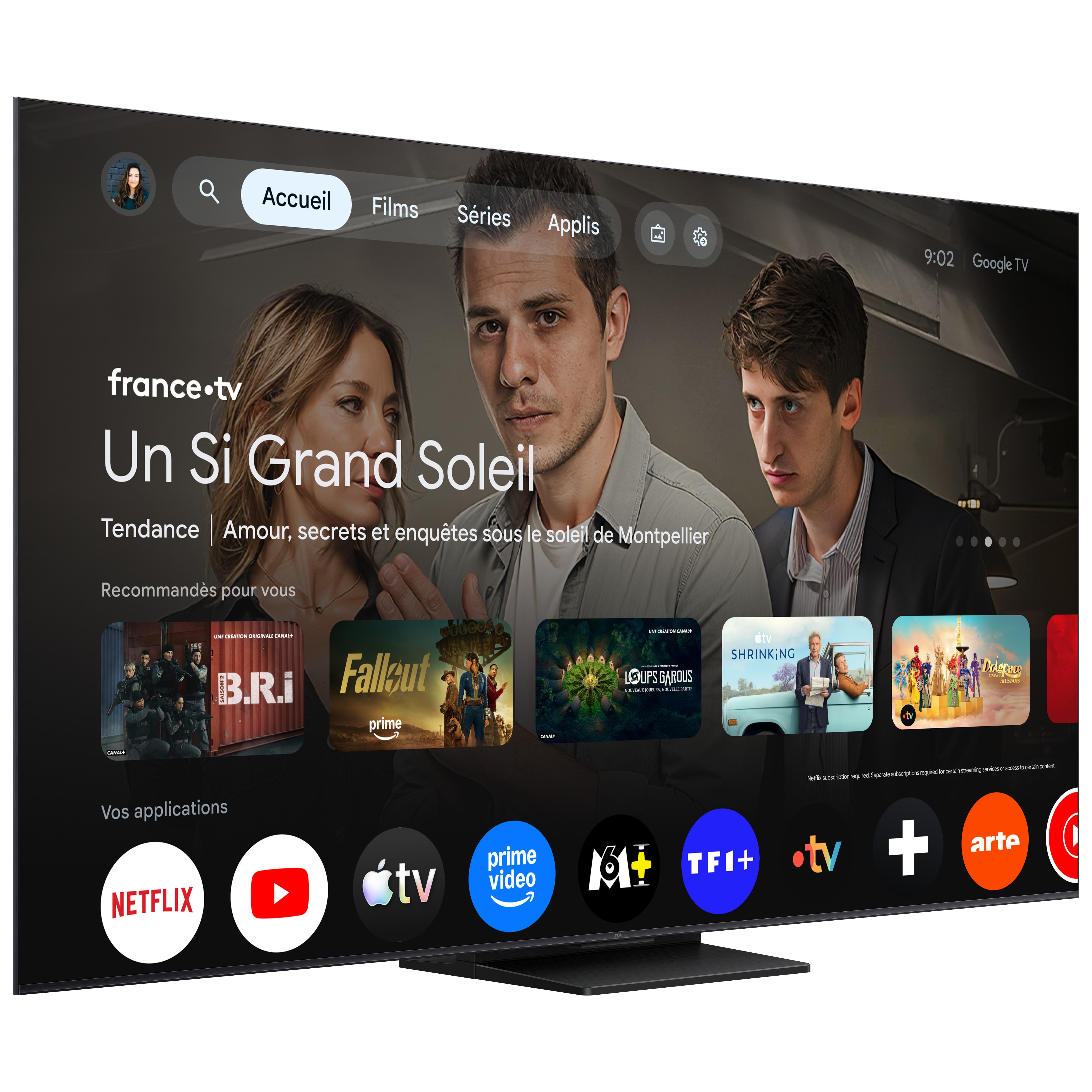 Voir la diapositive 3 : TCL TV QD Mini LED 65C6K PRO 2026