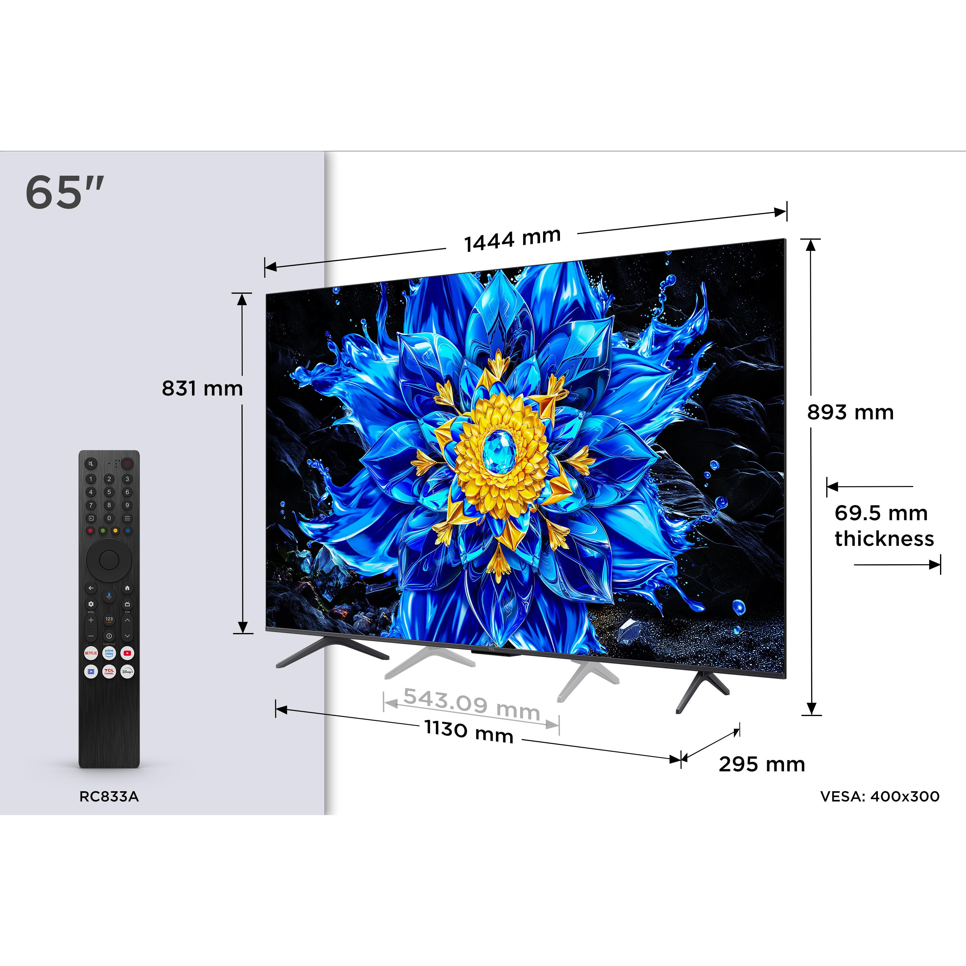 Voir la diapositive 4 : TCL TV QD MIni LED 65P8L 2026