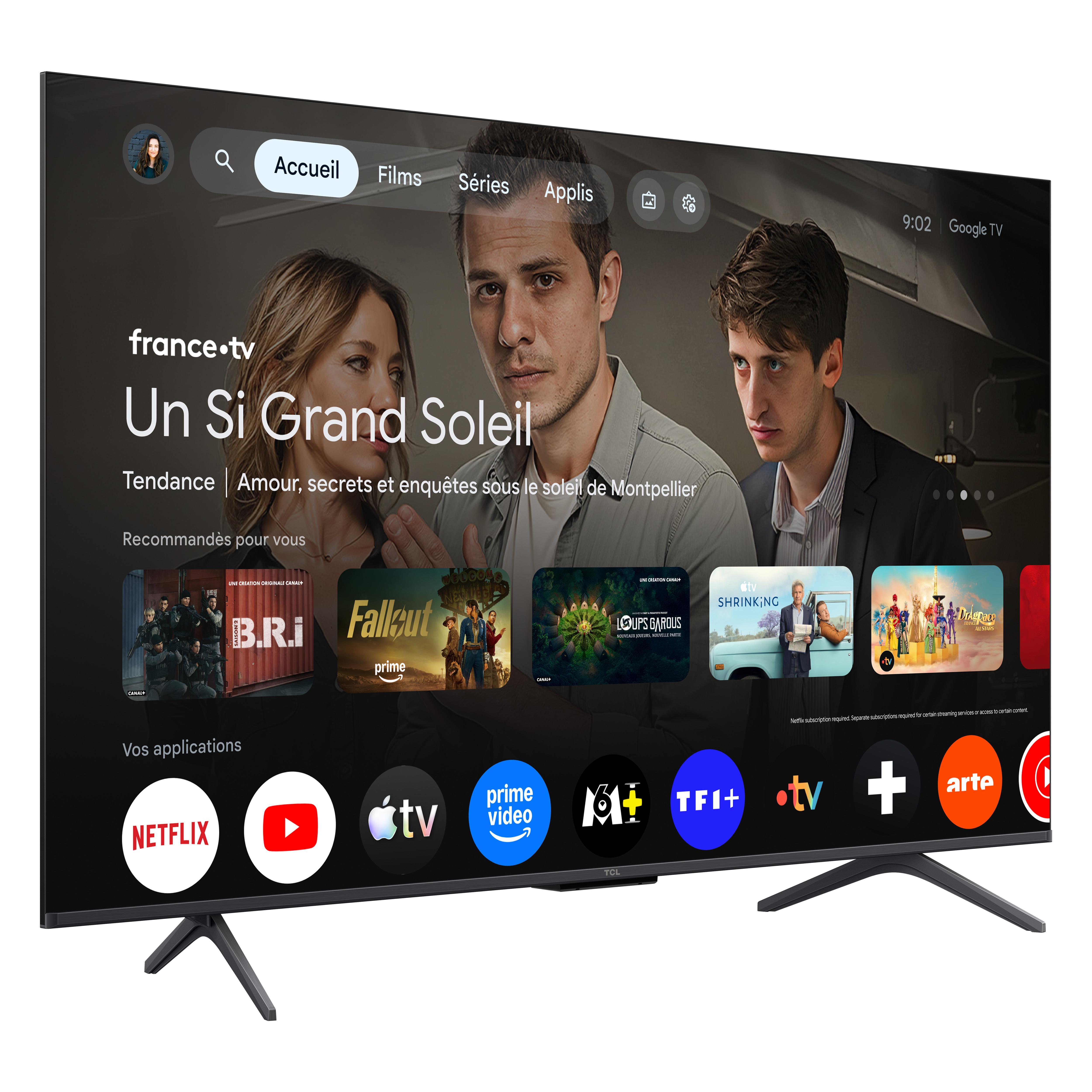 Voir la diapositive 3 : TCL TV QD Mini LED 55P8L 2026