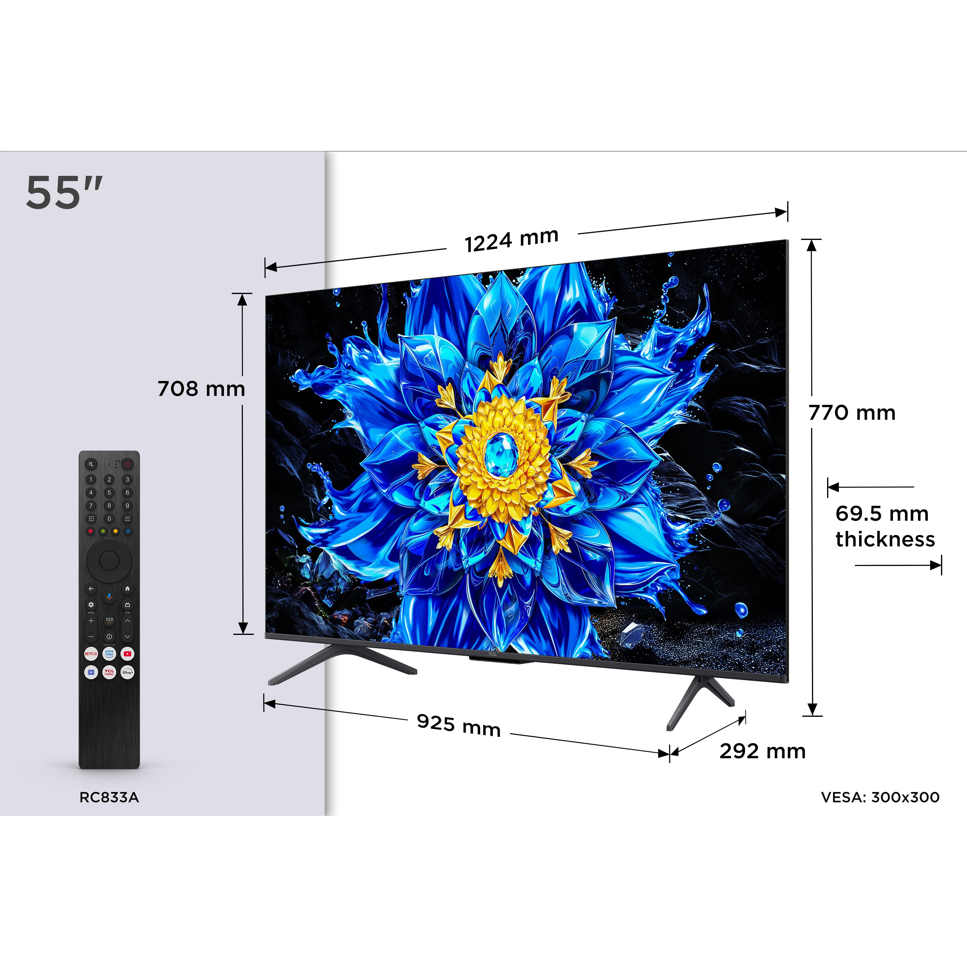 Voir la diapositive 4 : TCL TV QD Mini LED 55P8L 2026