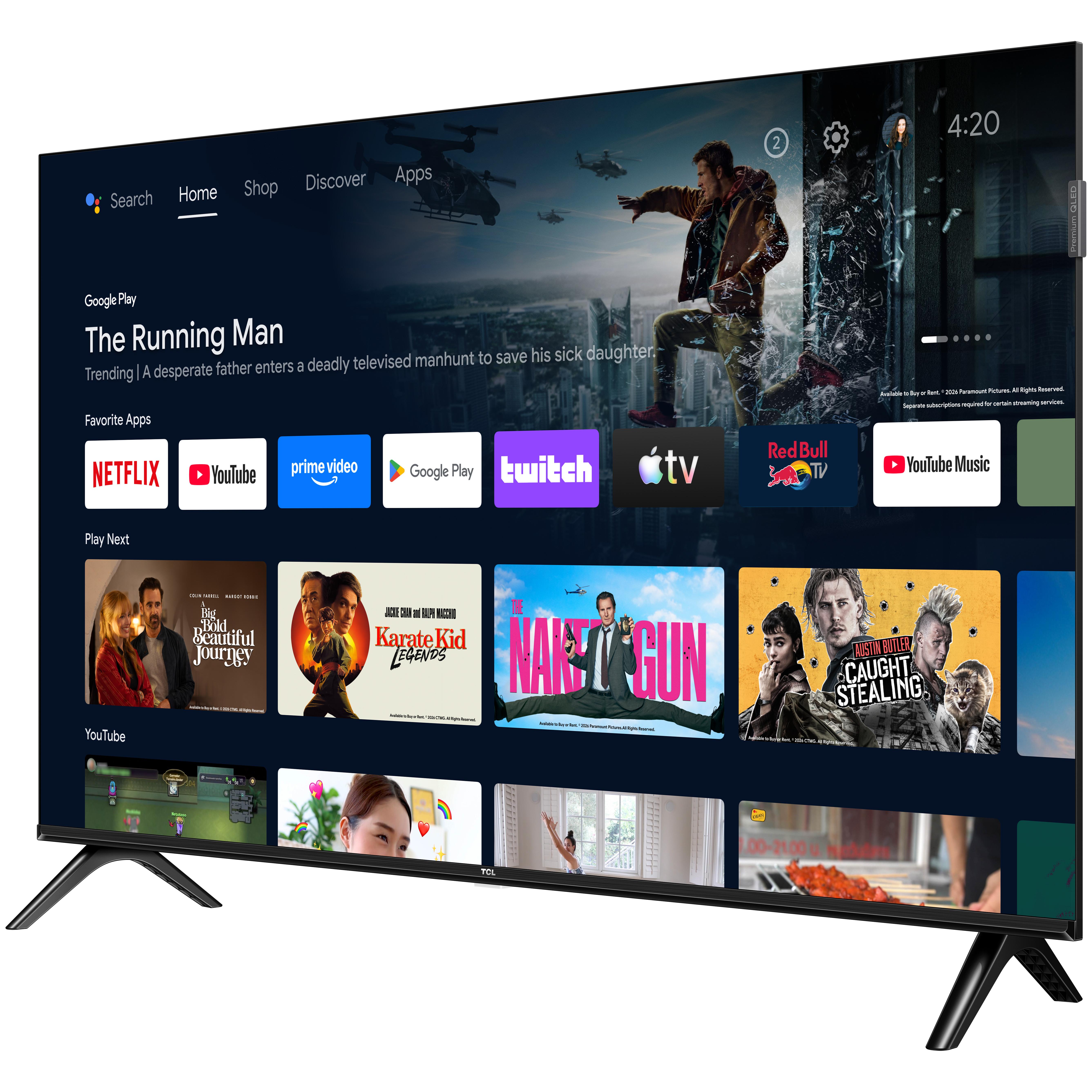 Voir la diapositive 3 : TCL TV QLED 43S5L 2026
