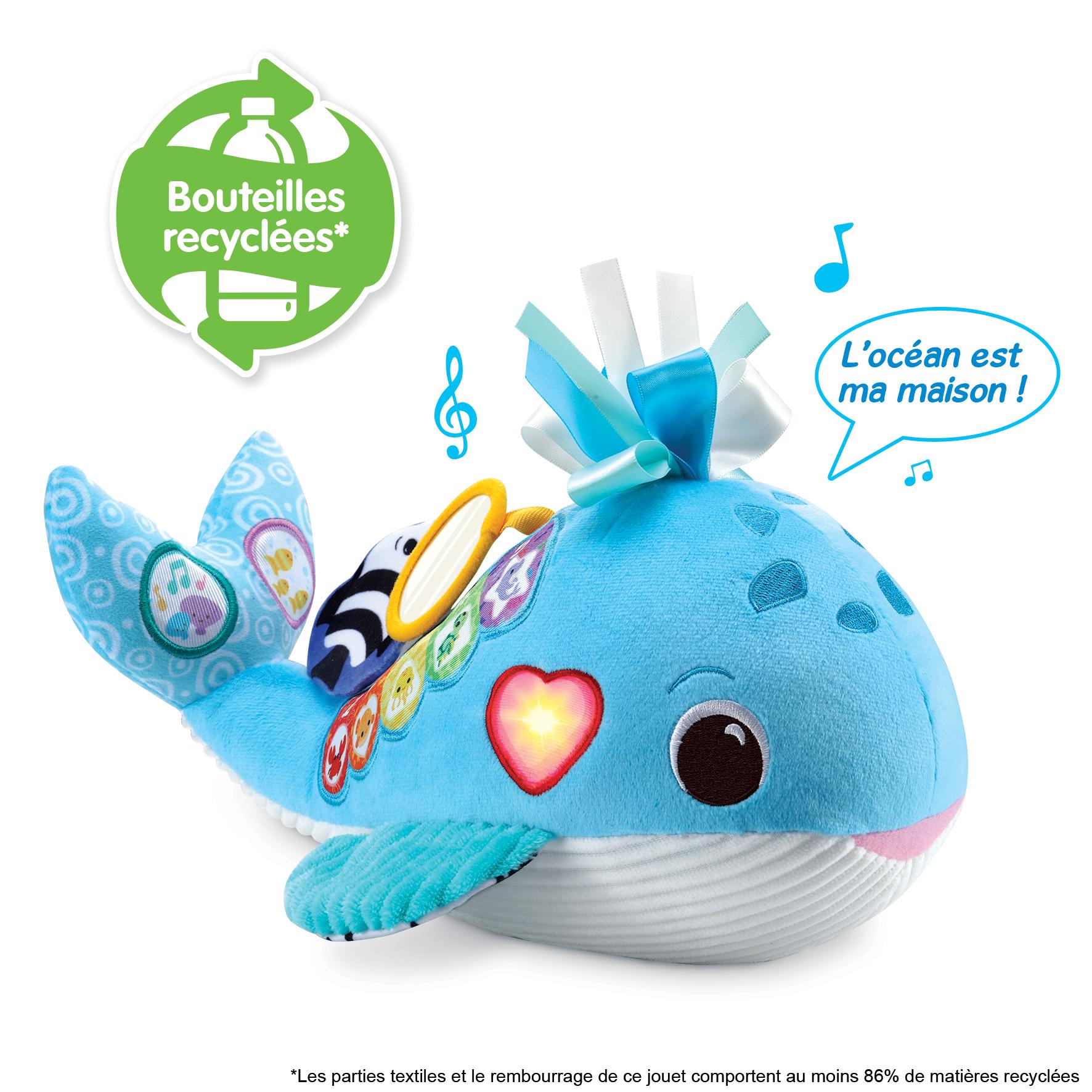 Voir la diapositive 2 : VTECH Peluche Océane ma baleine musicale