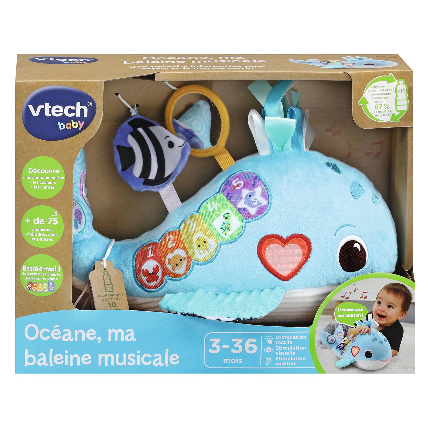 Voir la diapositive 7 : VTECH Peluche Océane ma baleine musicale