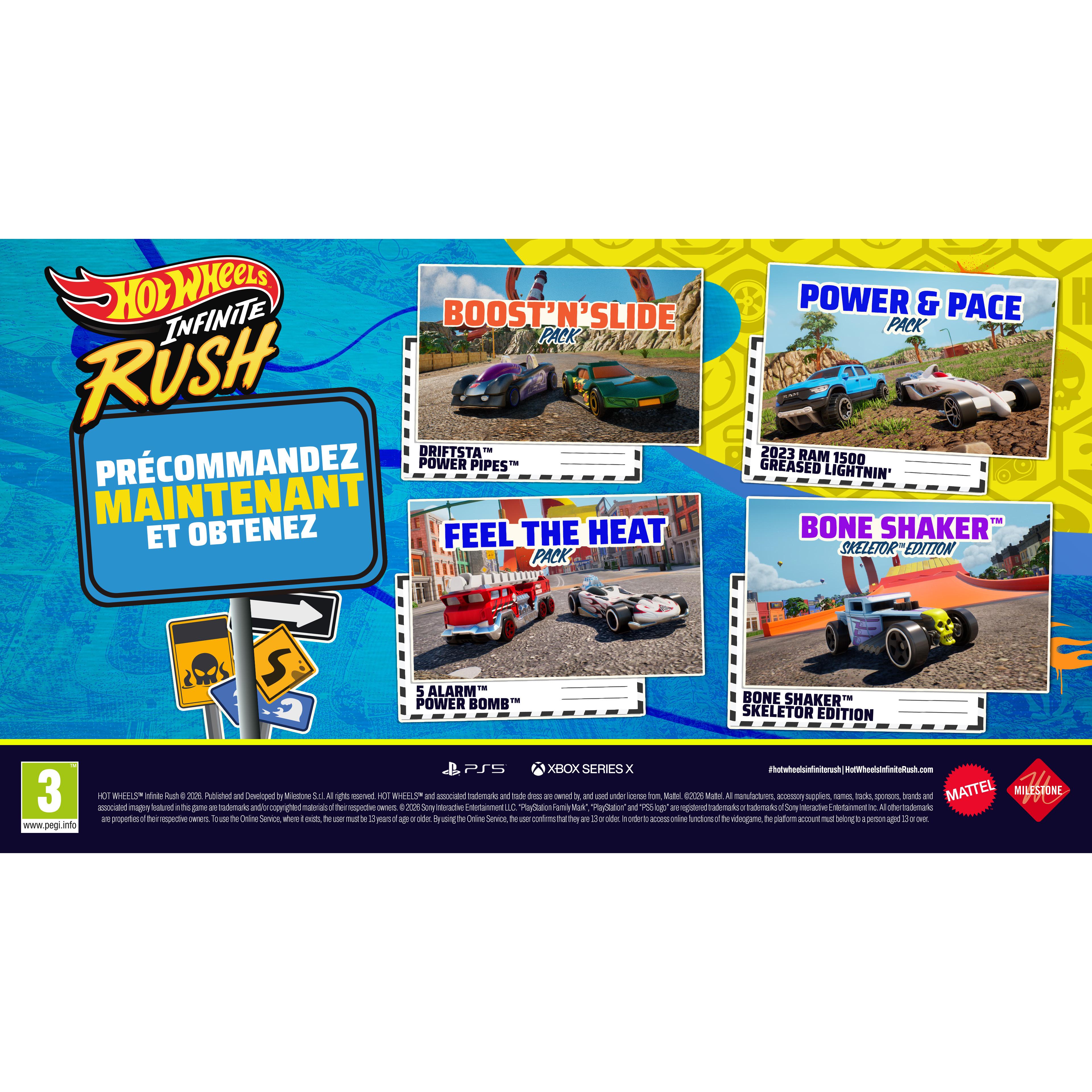 Voir la diapositive 2 : Hot Wheels Infinite Rush Day One Edition PS5