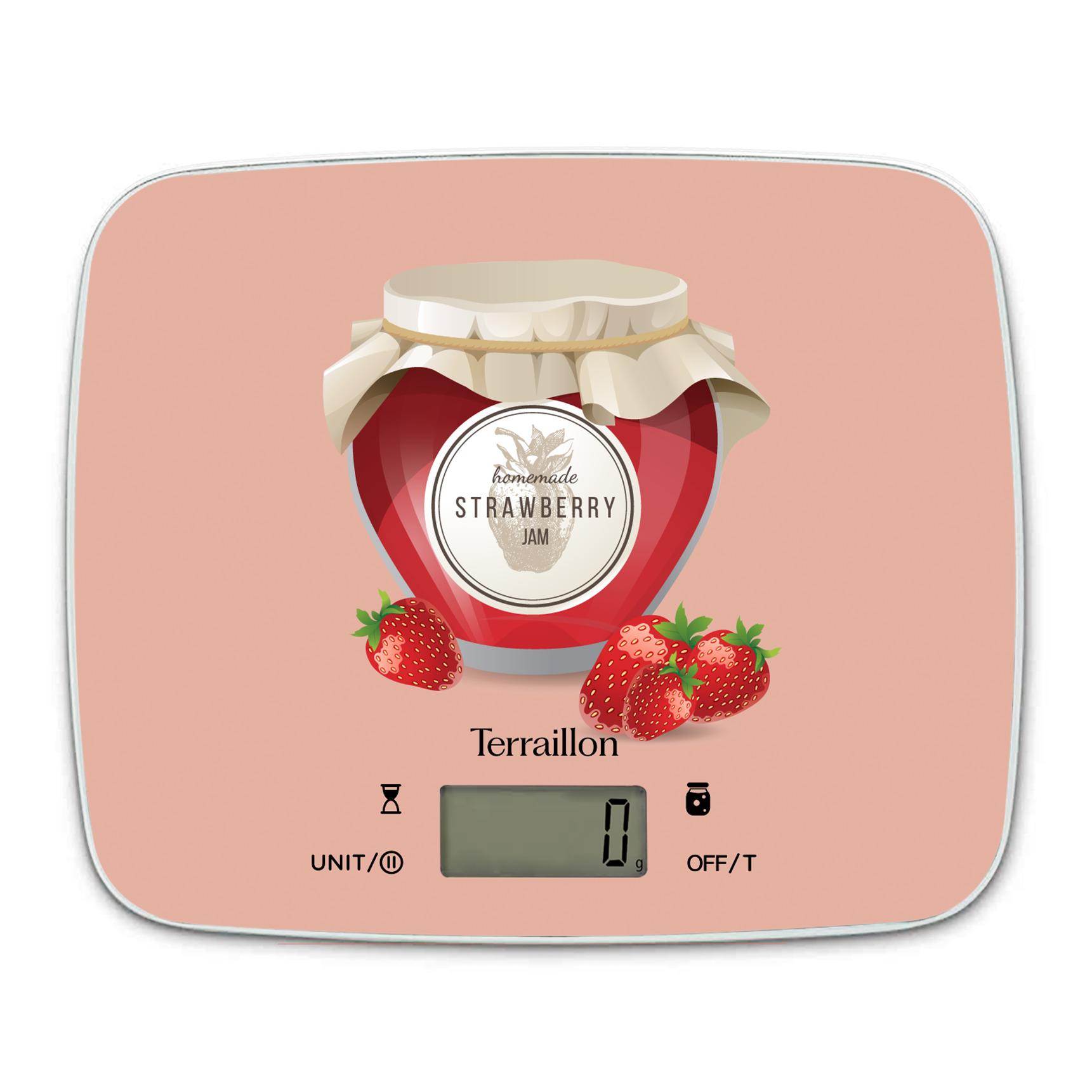 TERRAILLON Balance de cuisine MY COOK 10 JAM - Rouge