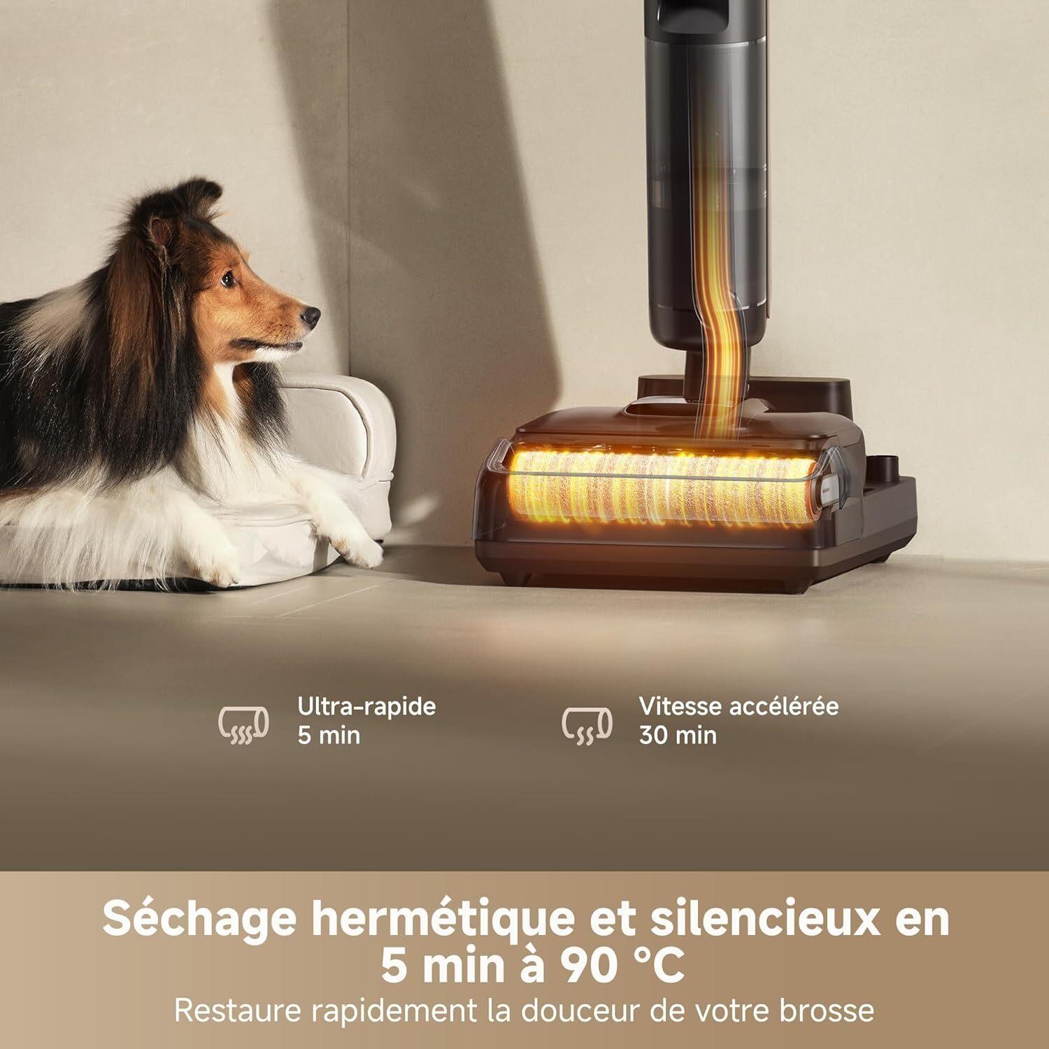 Voir la diapositive 6 : DREAME Aspirateur laveur H15 PRO - Noir