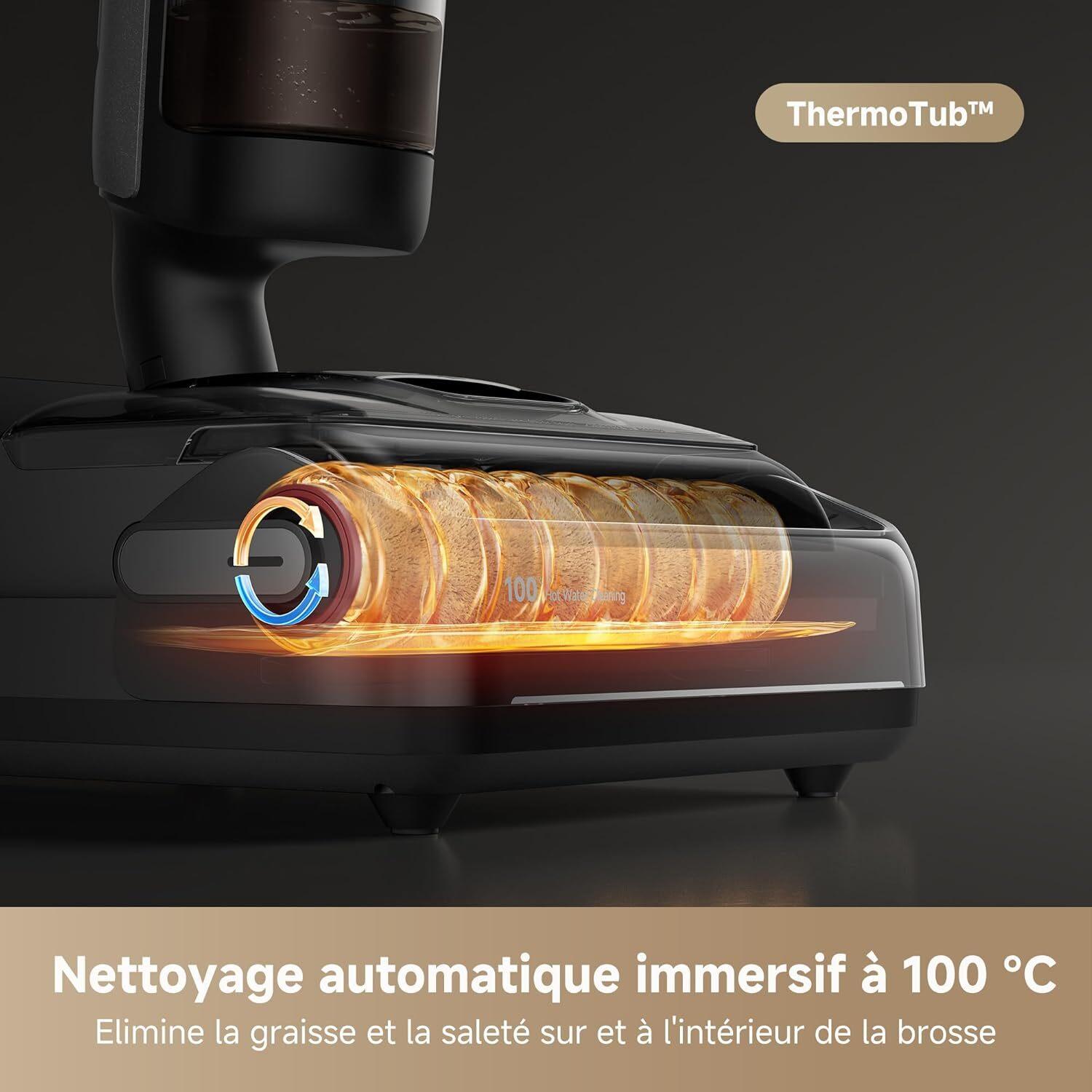 Voir la diapositive 11 : DREAME Aspirateur laveur H15 PRO - Noir
