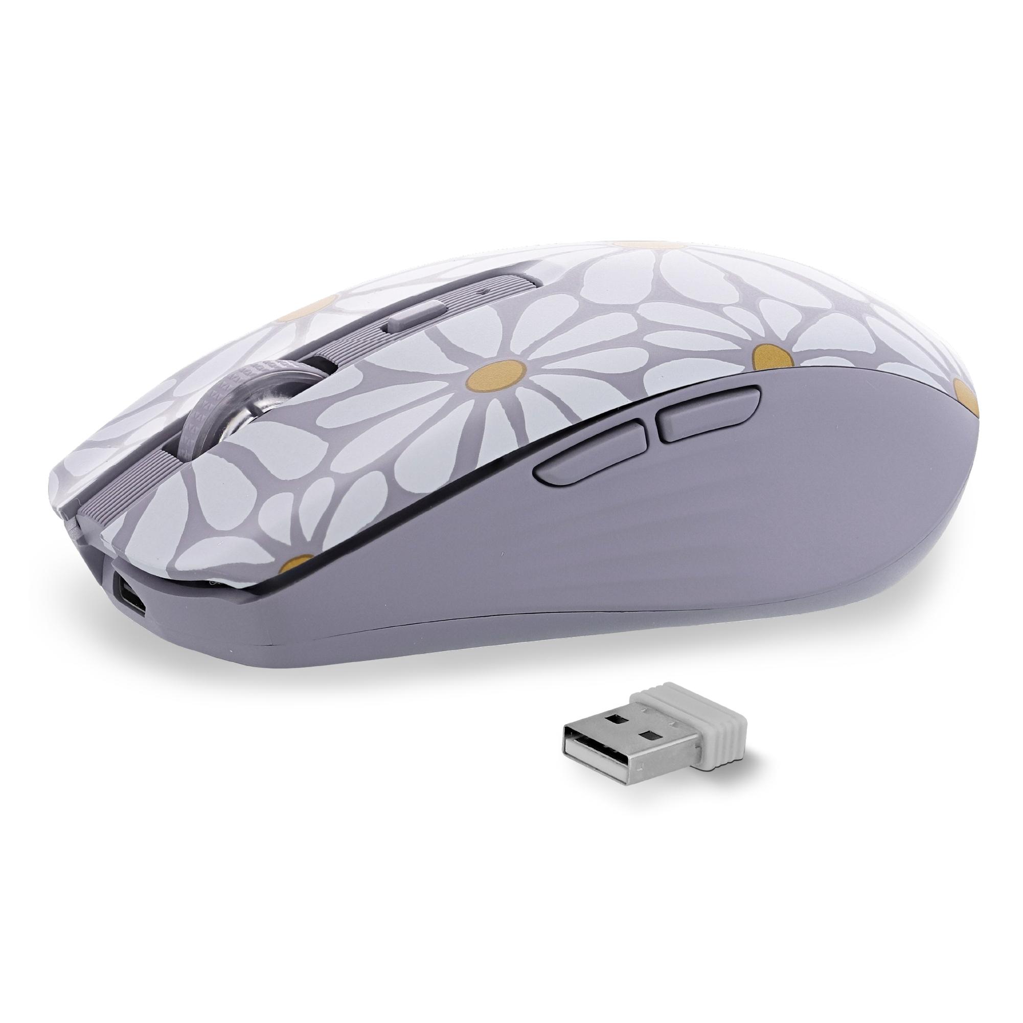 Voir la diapositive 3 : TNB Souris sans fil Flower