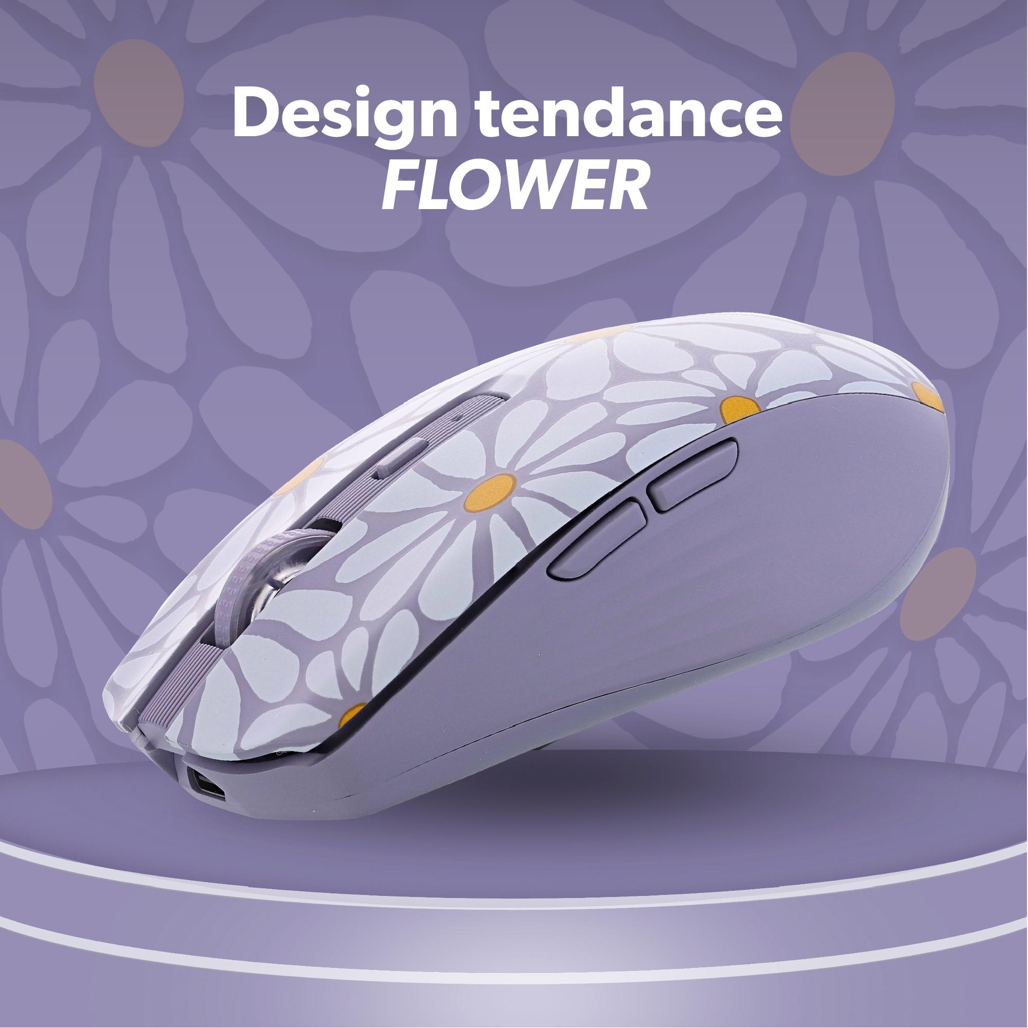 Voir la diapositive 5 : TNB Souris sans fil Flower