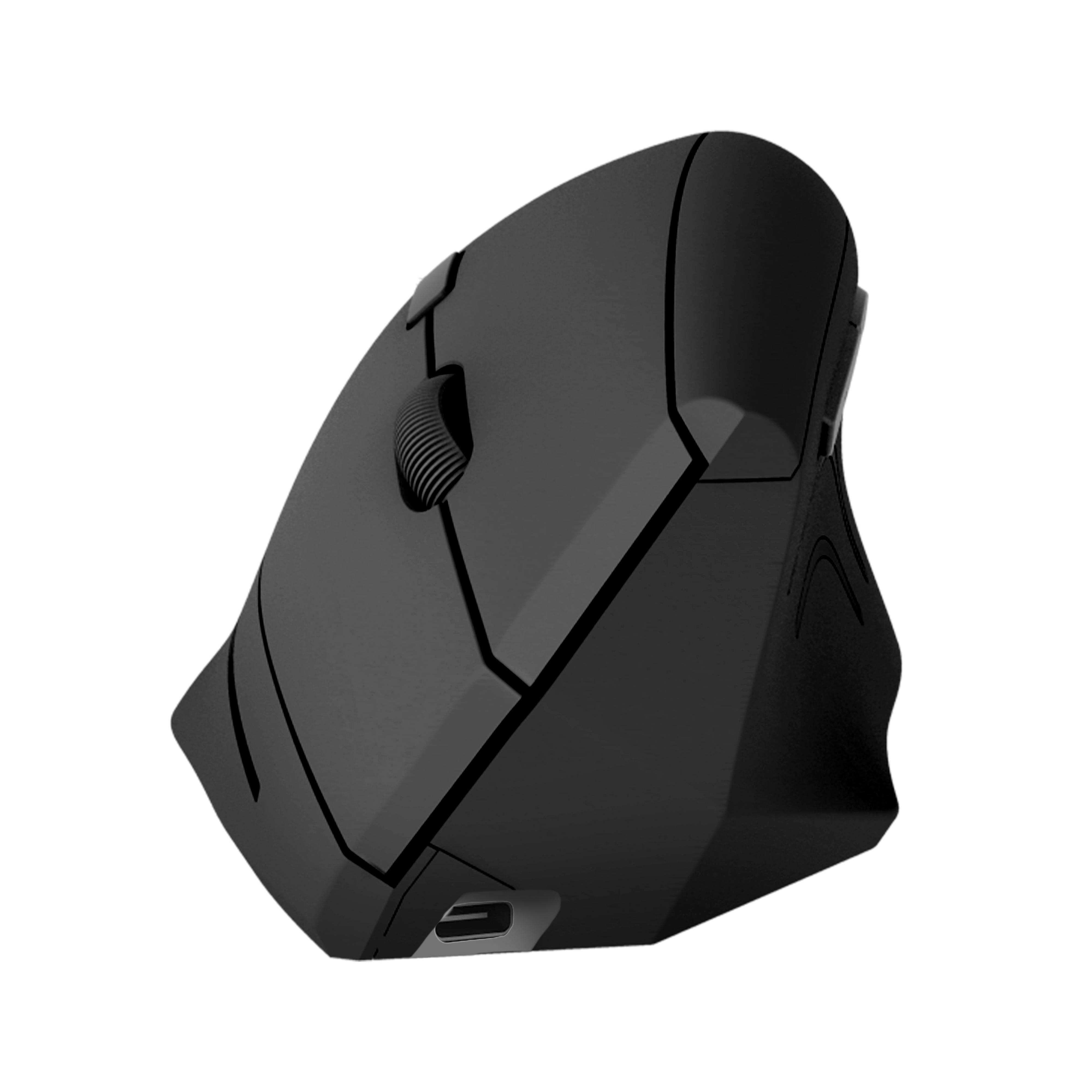Voir la diapositive 3 : TNB Souris sans fil Bluetooth ergonomique verticale et rechargeable - Noir