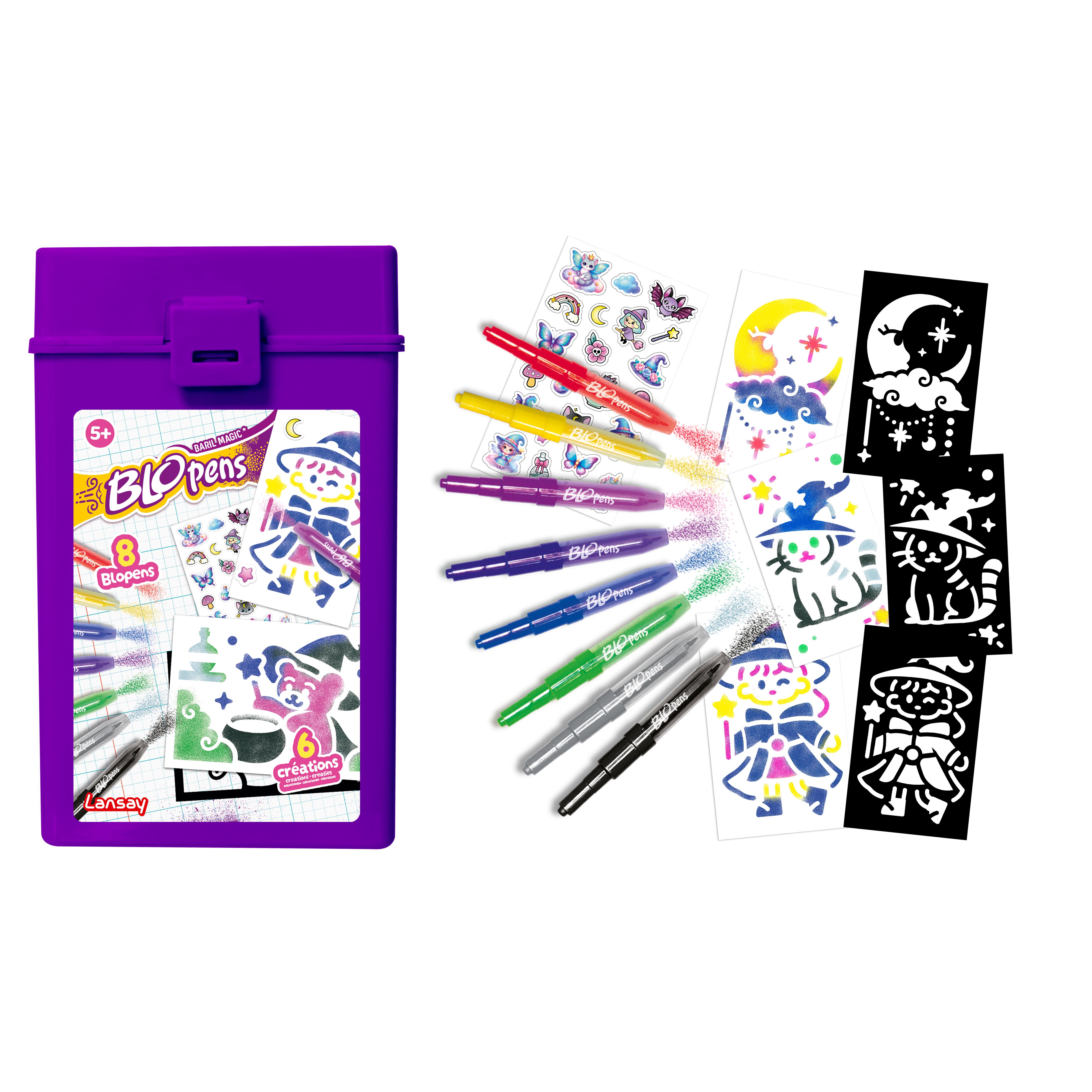 Voir la diapositive 2 : LANSAY Baril Magic Stylos Blopens x8