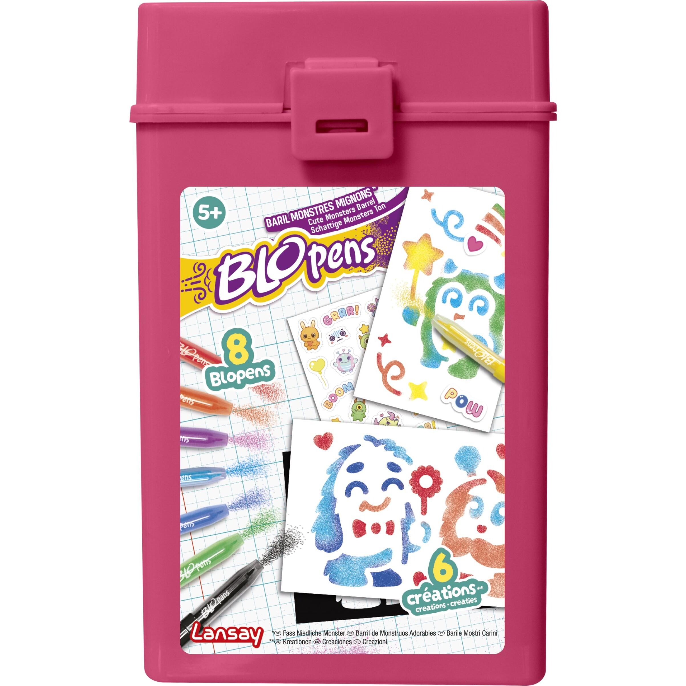 LANSAY Baril mignon Stylos Blopens x8