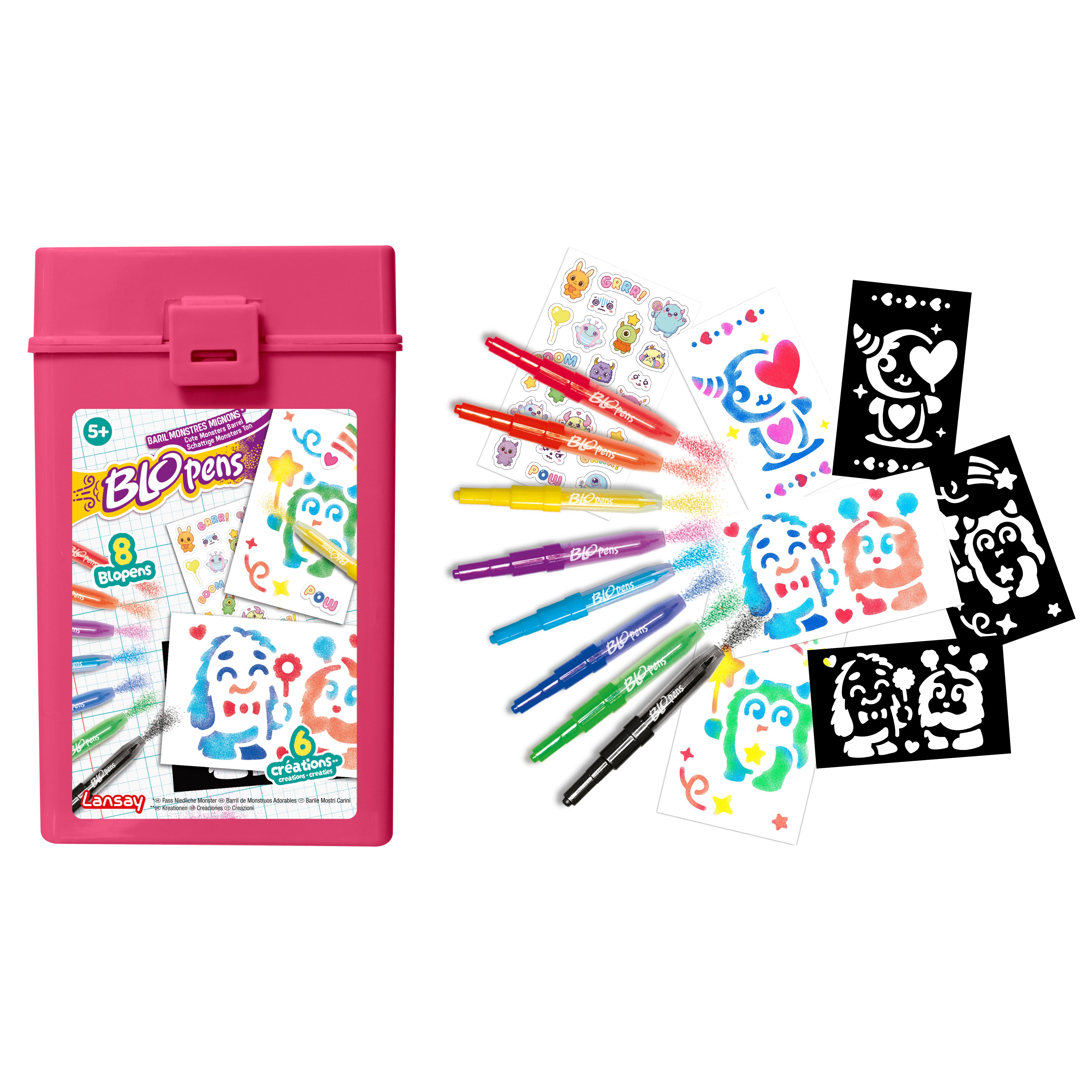 Voir la diapositive 2 : LANSAY Baril mignon Stylos Blopens x8