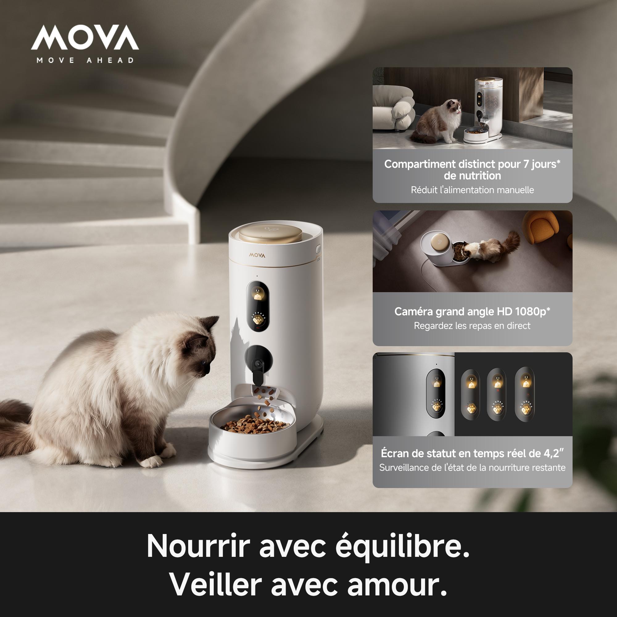 Voir la diapositive 5 : MOVA Distributeur automatique Nutripal 10 ULTRA - Blanc