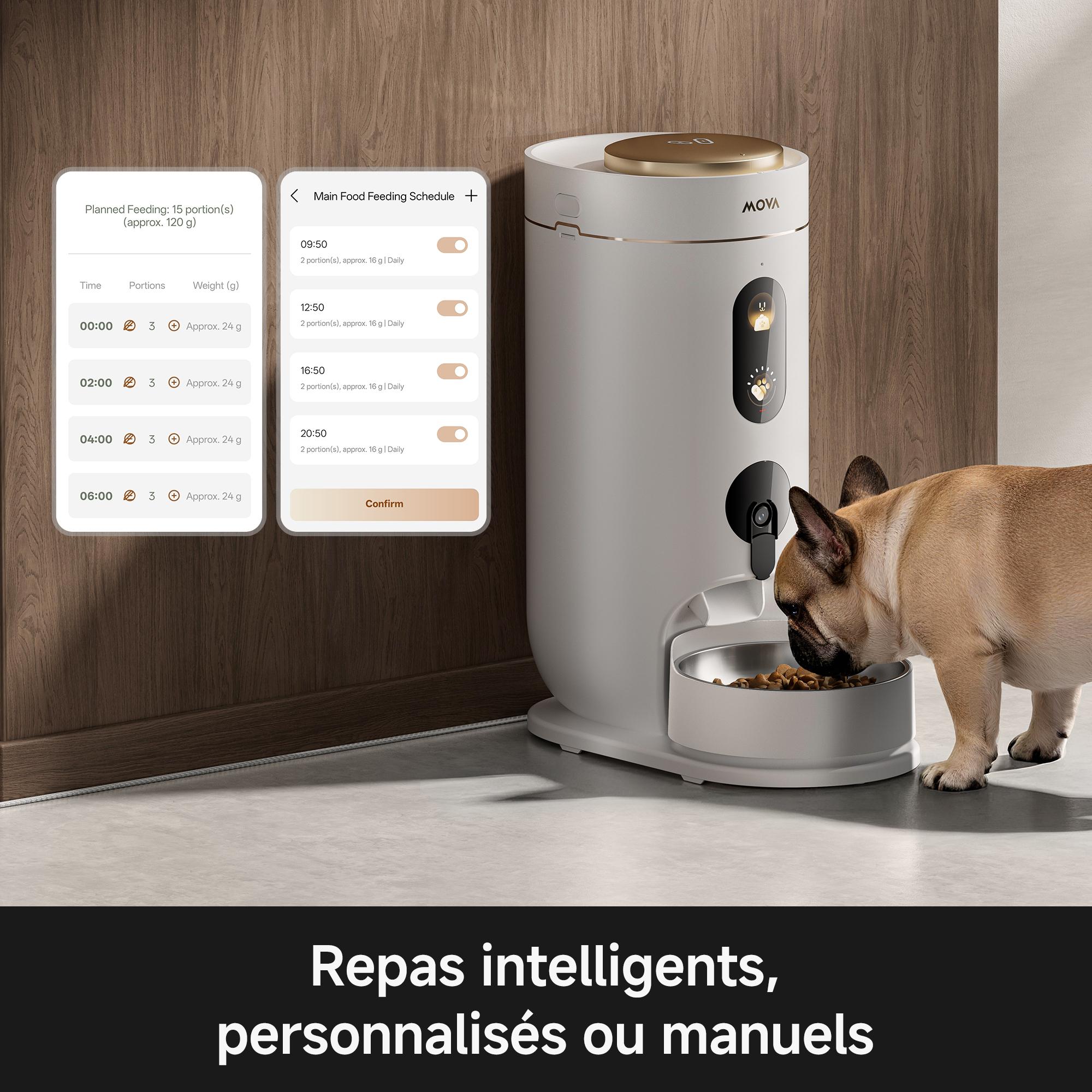 Voir la diapositive 8 : MOVA Distributeur automatique Nutripal 10 ULTRA - Blanc