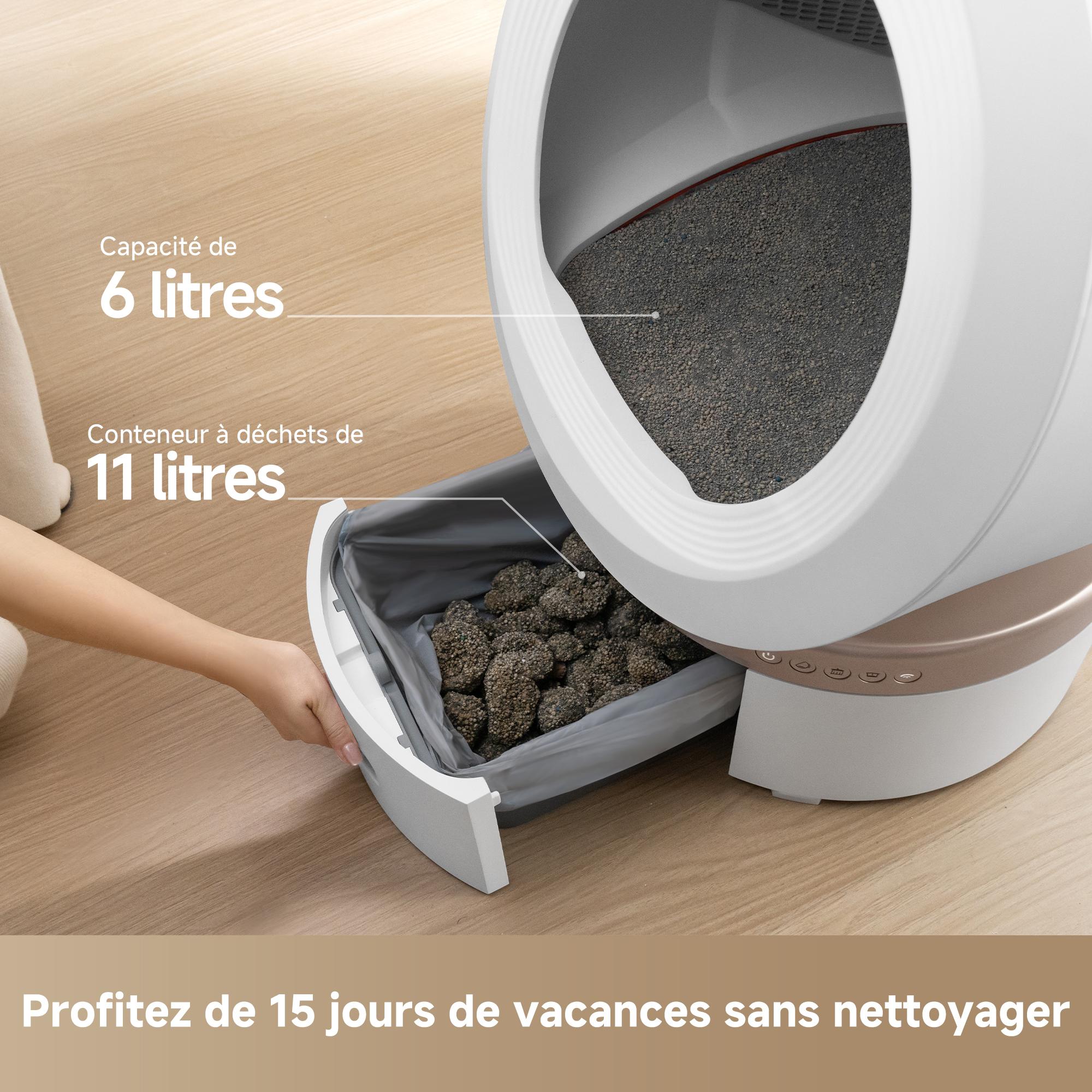 Voir la diapositive 7 : MOVA MeowgicPod LR10 Prime - Blanc
