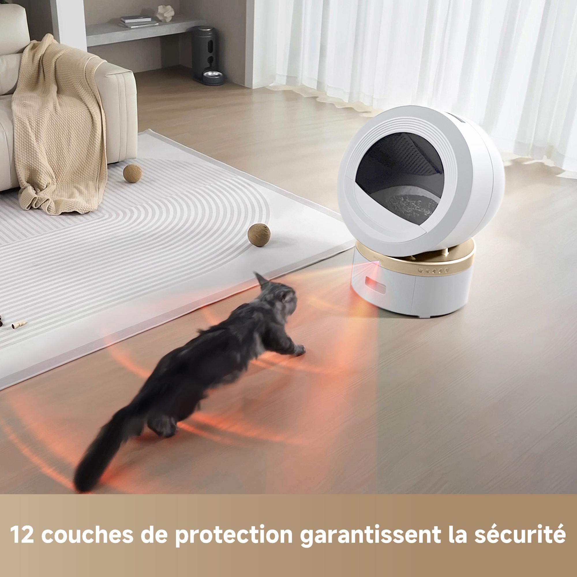 Voir la diapositive 9 : MOVA MeowgicPod LR10 Prime - Blanc