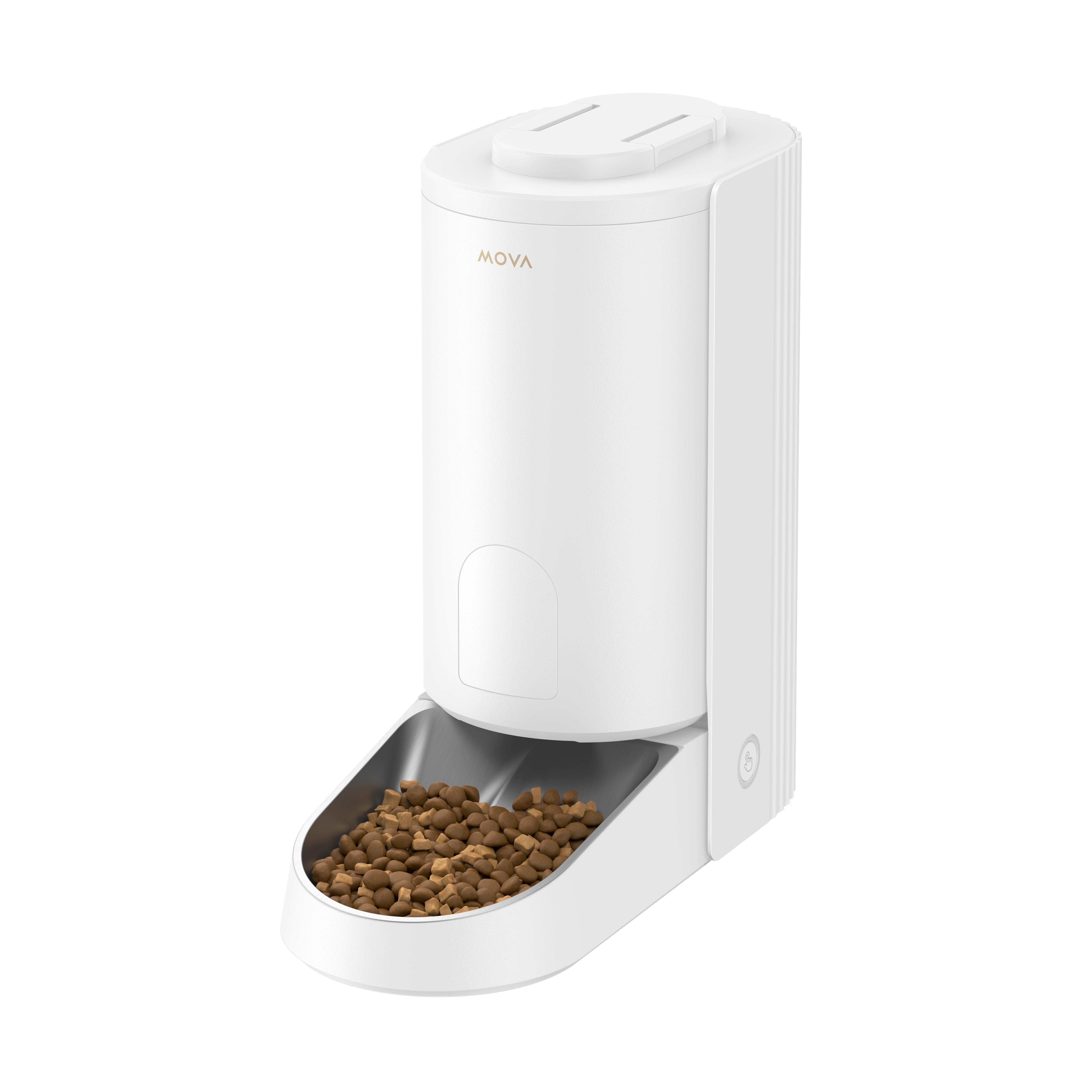 Voir la diapositive 2 : MOVA Distributeur de croquettes PF10 PRO - Blanc