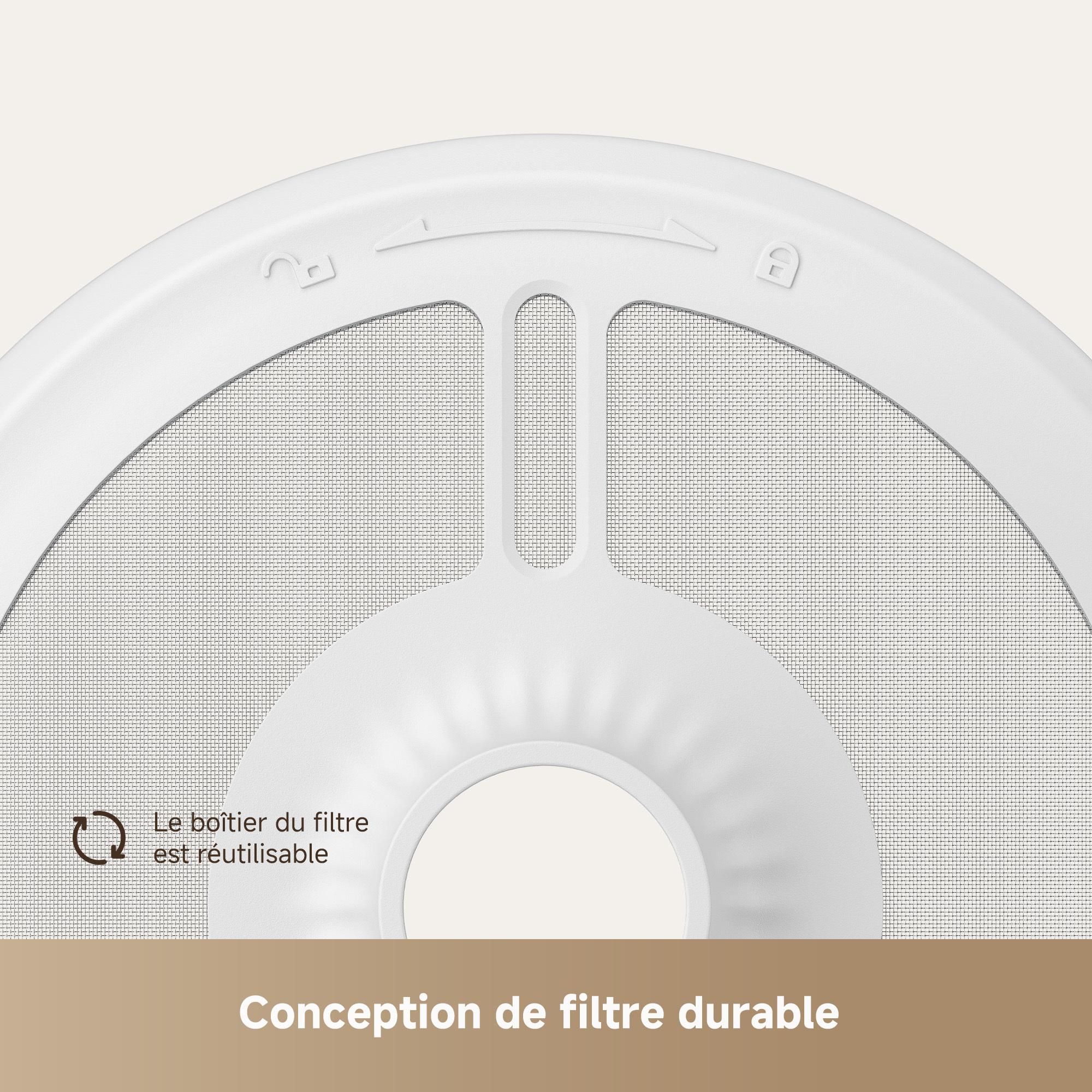 Voir la diapositive 8 : MOVA Fontaine pour chat WF20 Pro - Noir