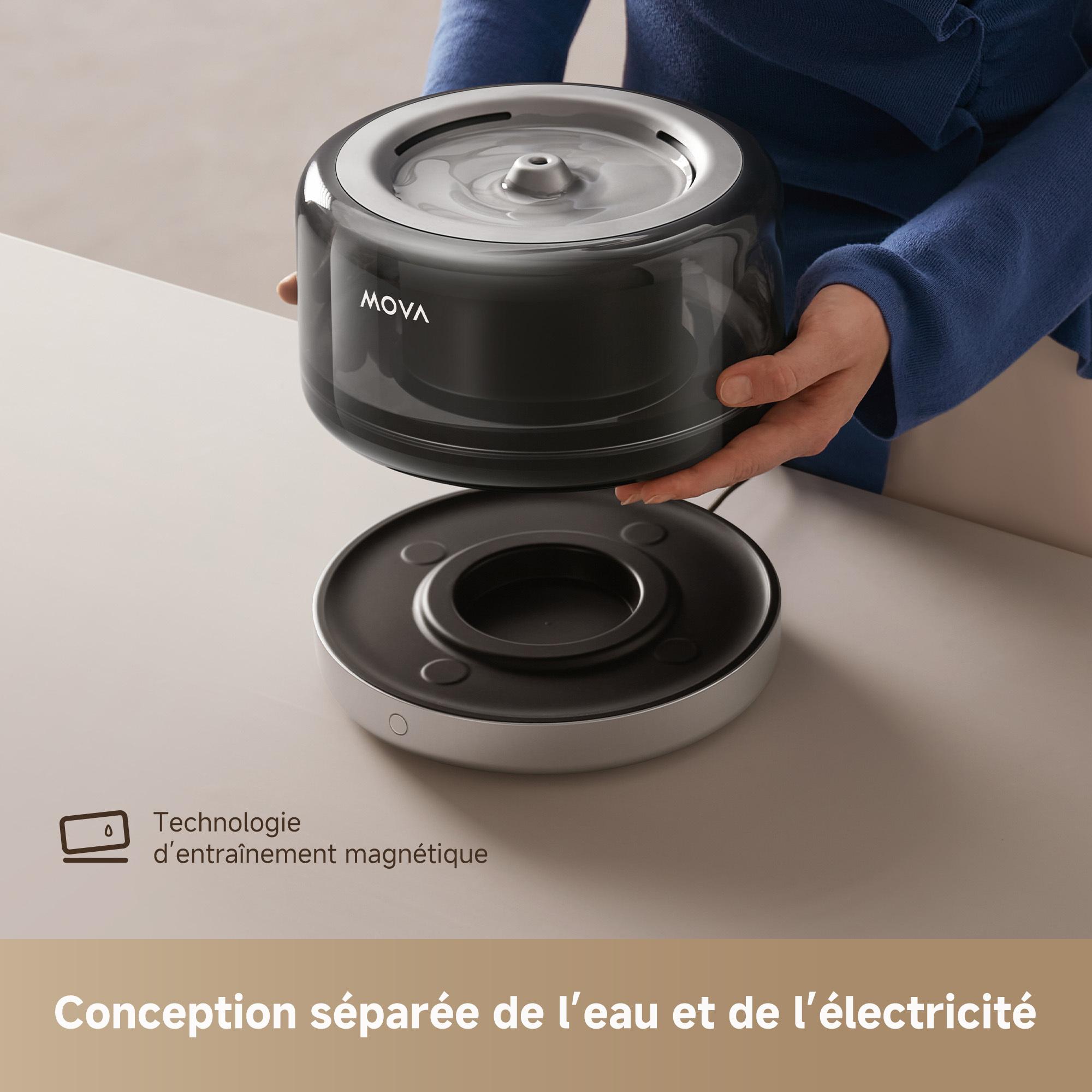 Voir la diapositive 9 : MOVA Fontaine pour chat WF20 Pro - Noir