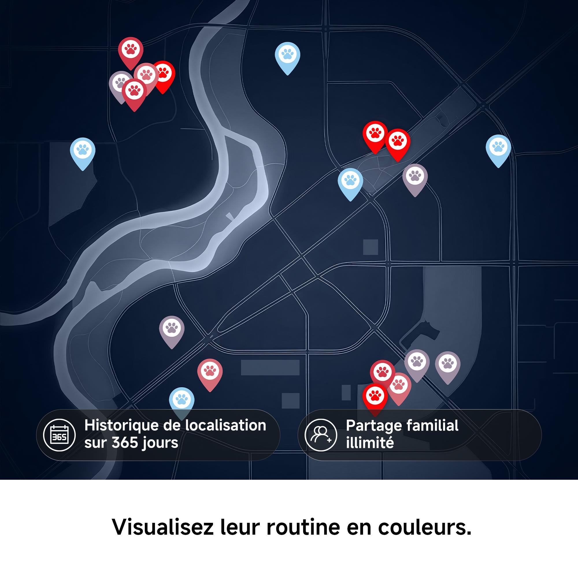Voir la diapositive 12 : MOVA Trackeur GPS pour animaux SURE TRACK - Bleu