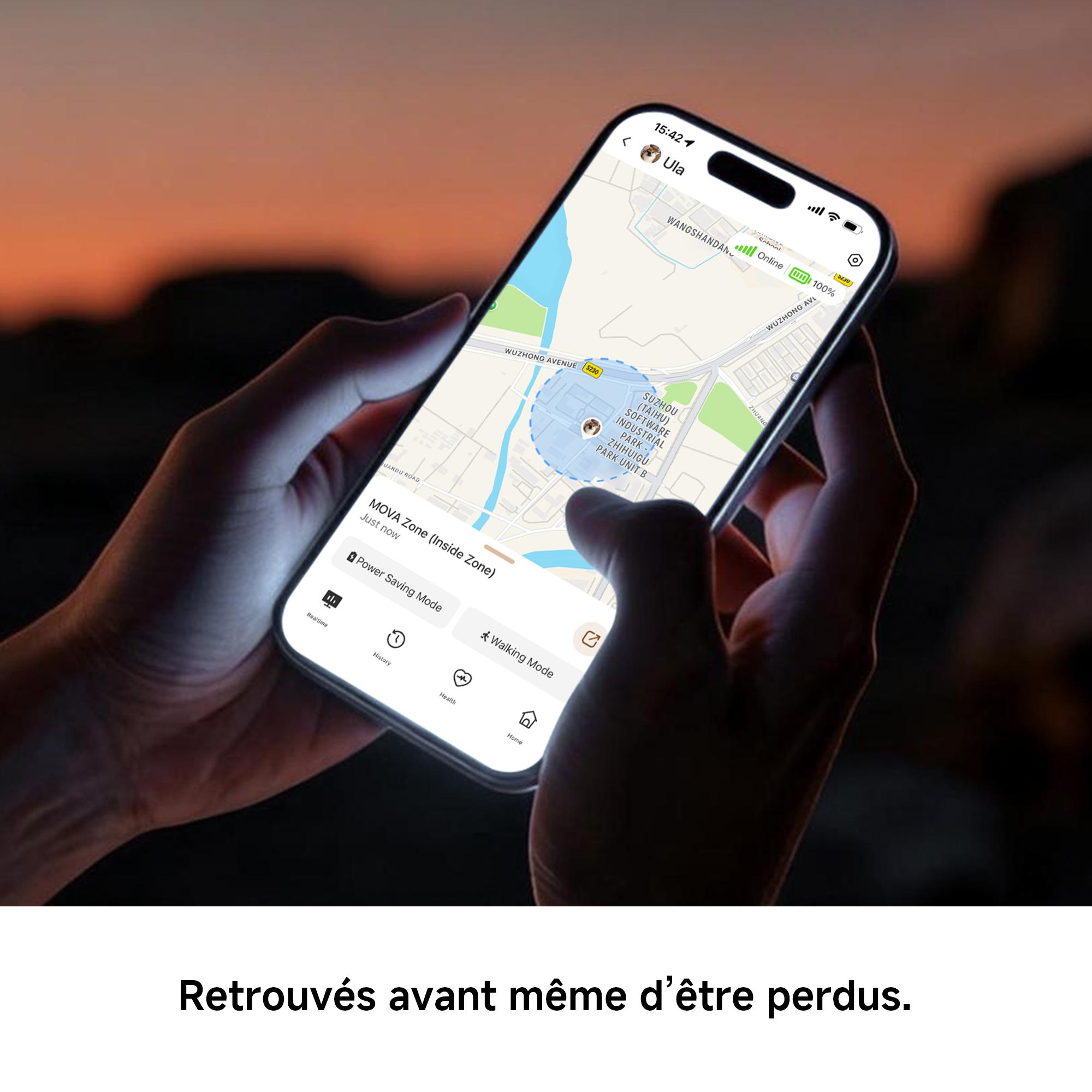 Voir la diapositive 8 : MOVA Trackeur GPS pour animaux SURE TRACK - Bleu