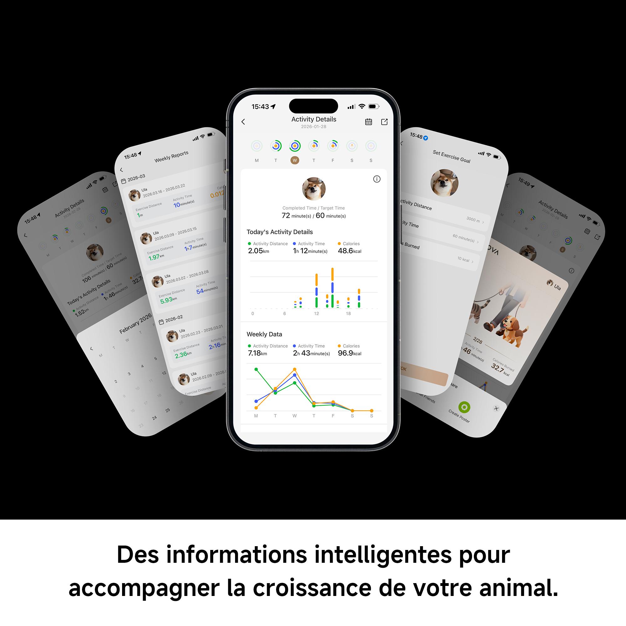 Voir la diapositive 11 : MOVA Trackeur GPS pour animaux SURE TRACK - Bleu
