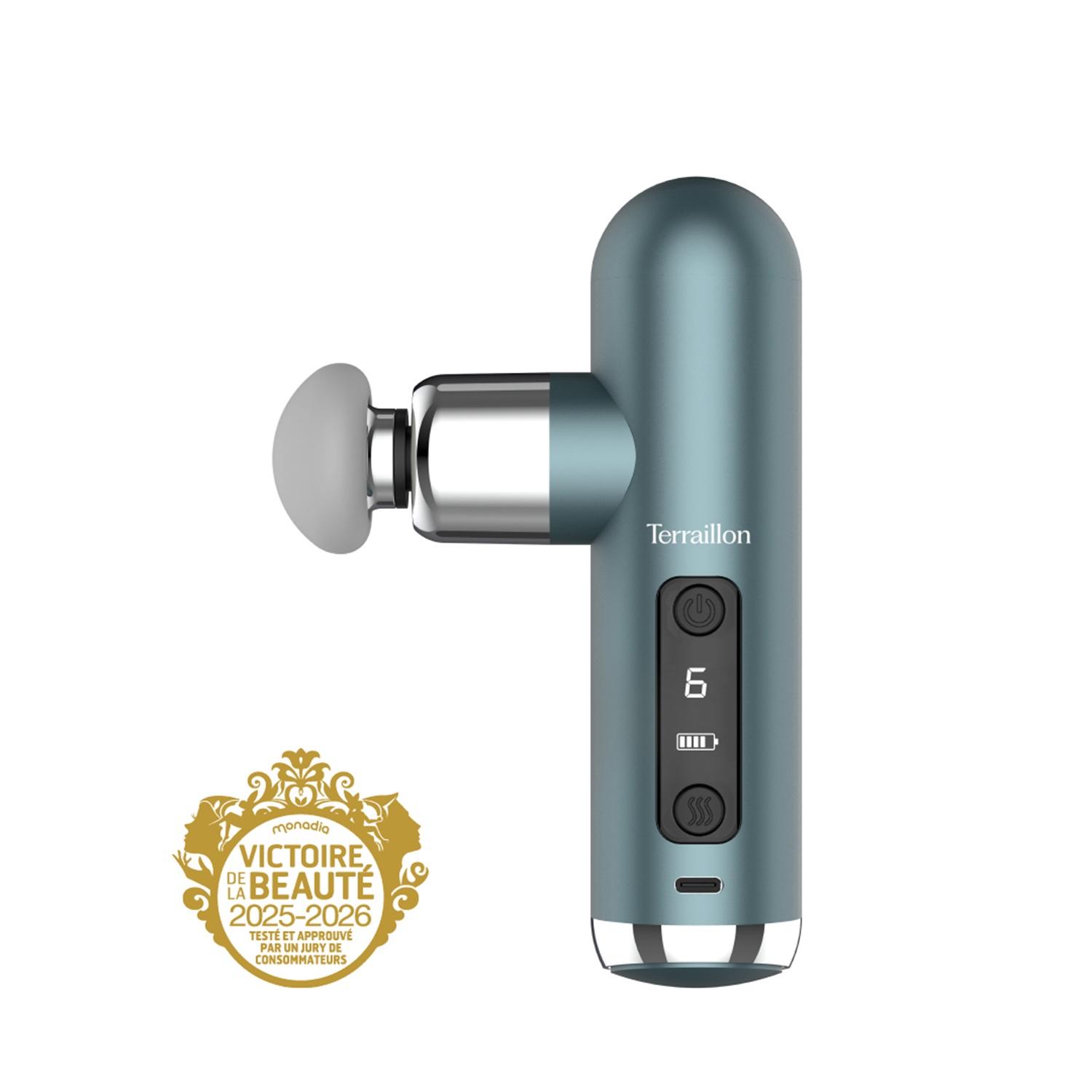 Voir la diapositive 1 : TERRAILLON Pistolet de massage - Bleu