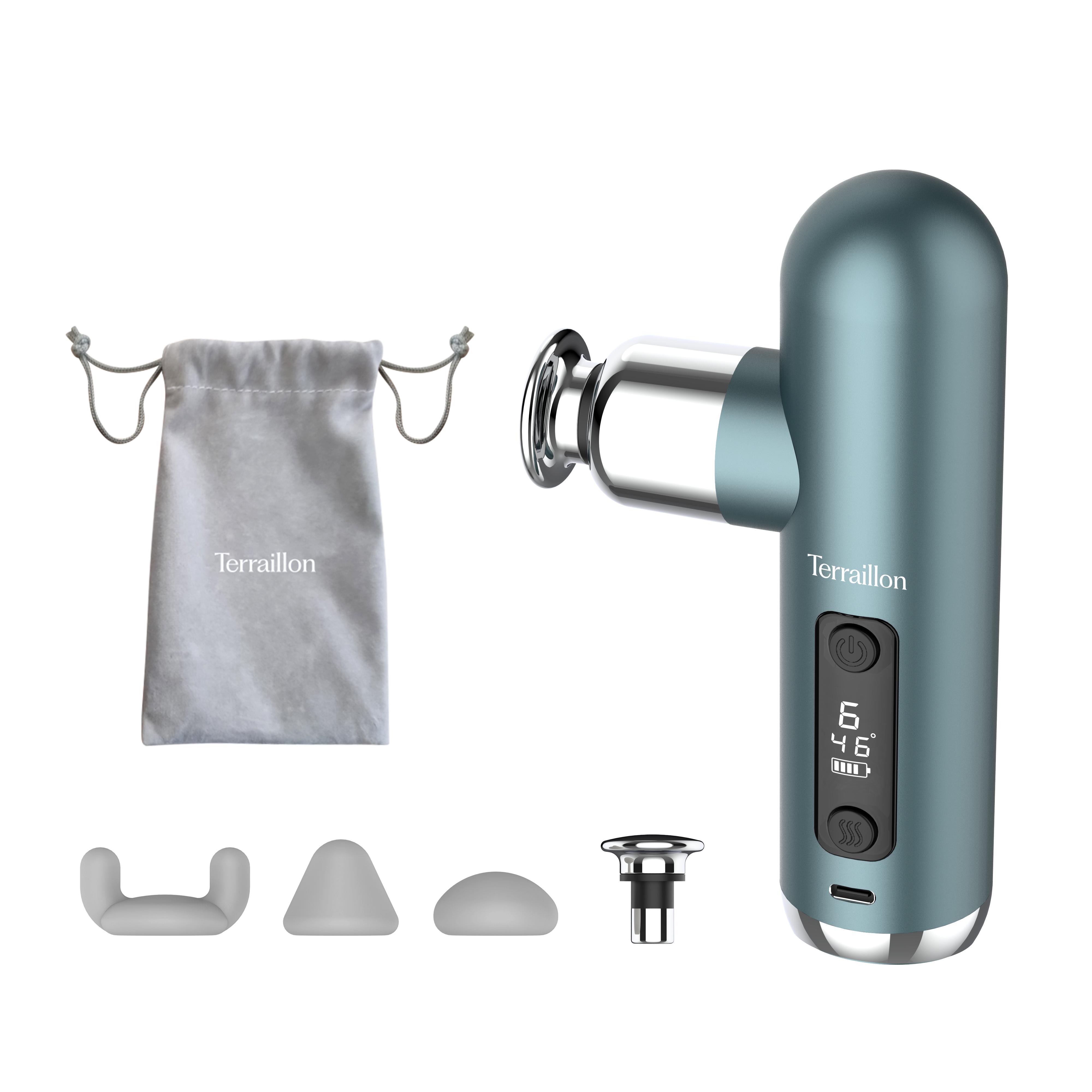 Voir la diapositive 2 : TERRAILLON Pistolet de massage - Bleu