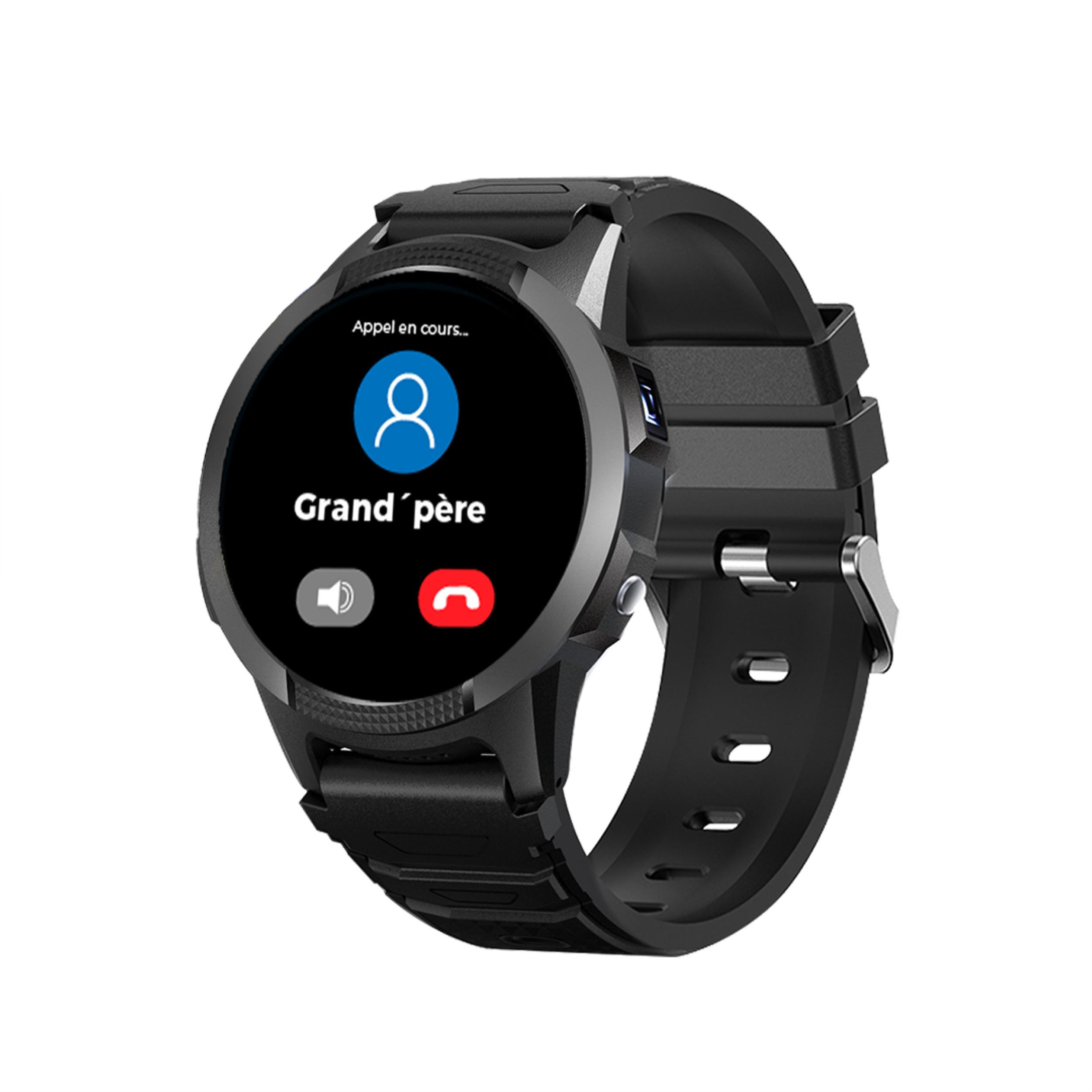 SAVEFAMILY Montre connectée Watch Slim - Noir