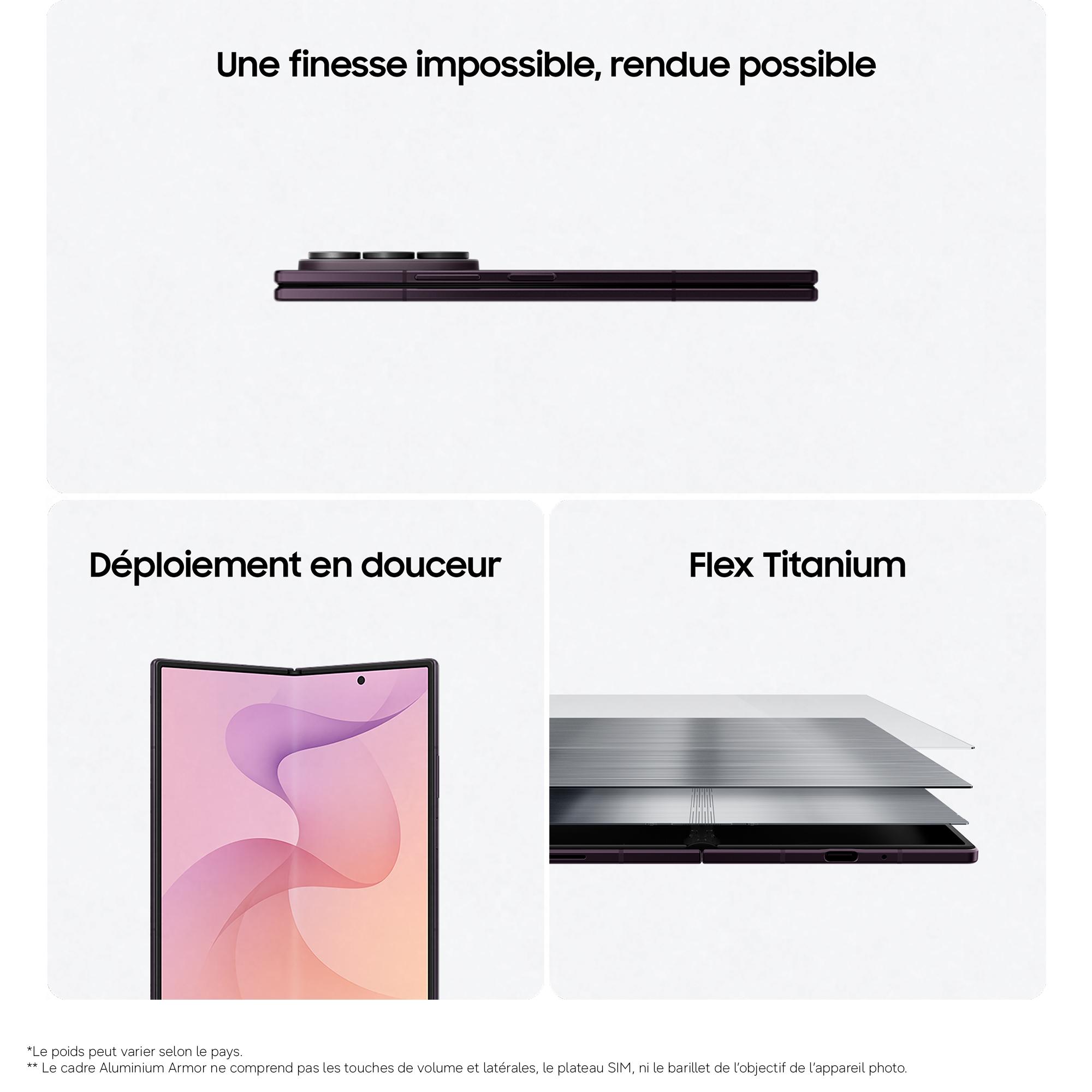 Voir la diapositive 4 : SAMSUNG Galaxy Z Fold8 Ultra 256Go - Graphite