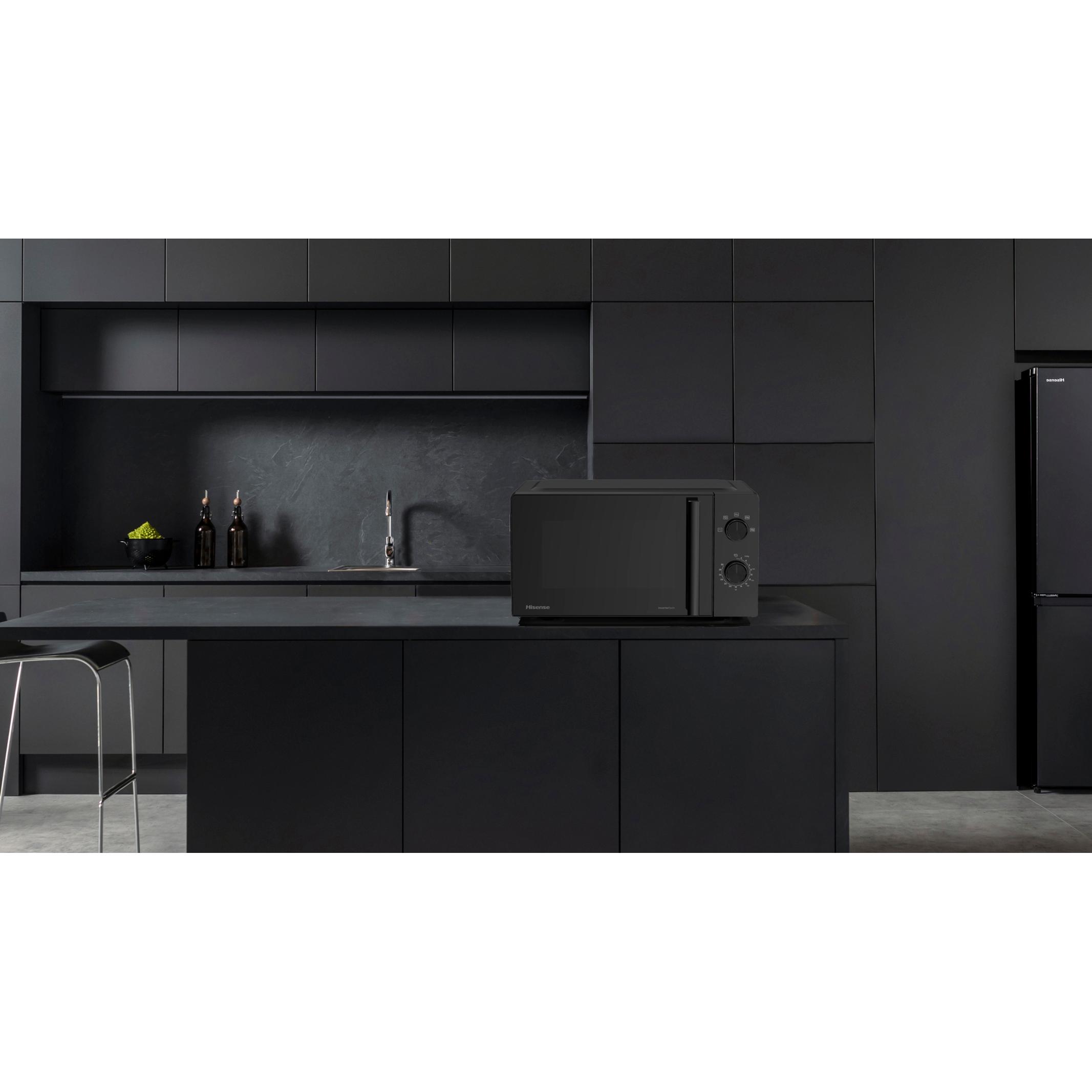 Voir la diapositive 5 : HISENSE Micro-ondes monofonction - H25MOBS1HC - 900 w - Capacité 20 L - Noir