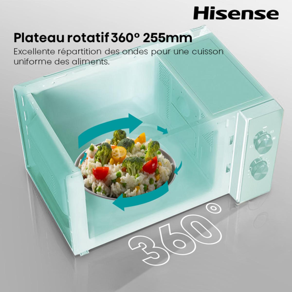 Voir la diapositive 7 : HISENSE Micro-ondes monofonction - H25MOBS1HC - 900 w - Capacité 20 L - Noir
