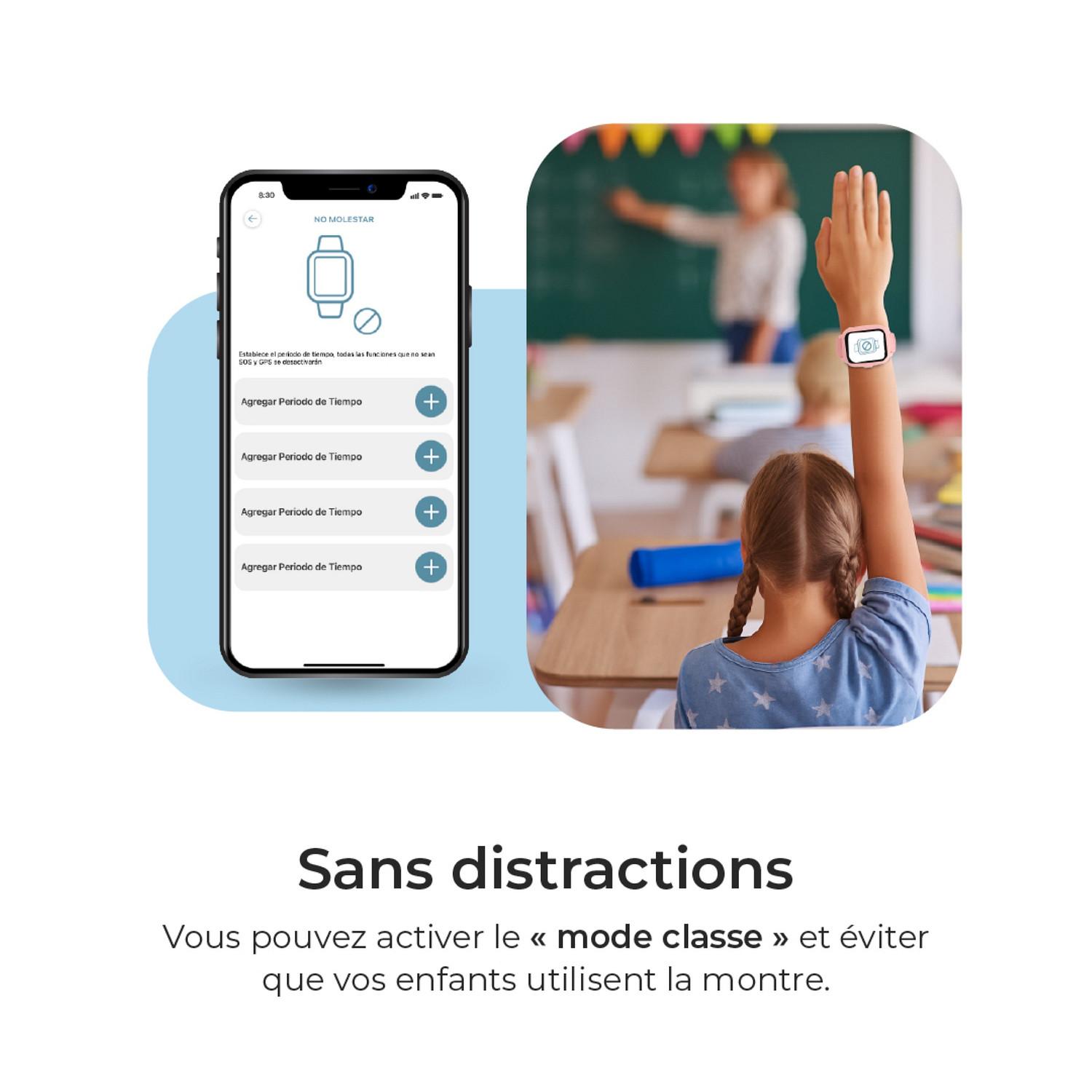 Voir la diapositive 11 : SAVEFAMILY Montre connectée Watch Plus 2 - Street