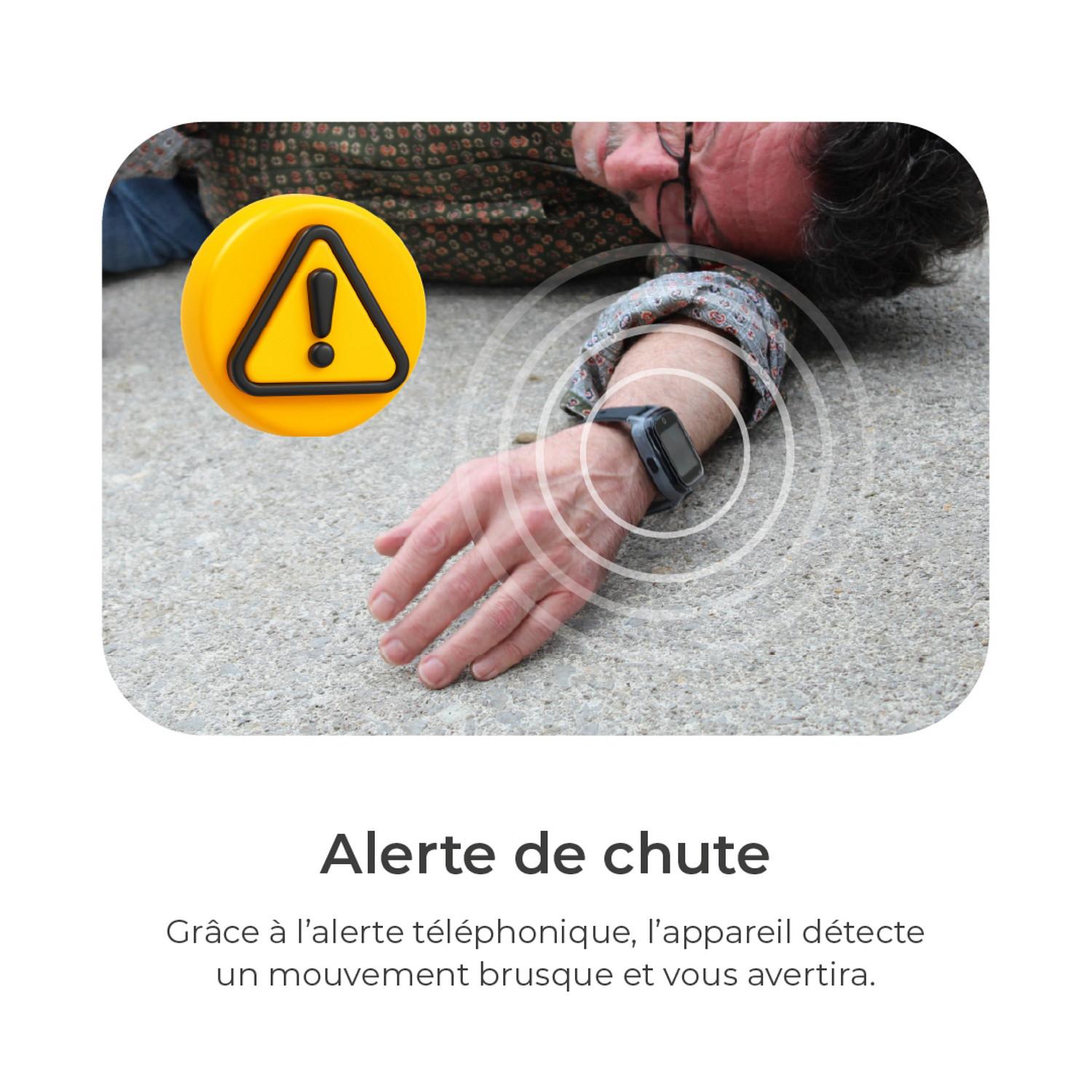 Voir la diapositive 7 : SAVEFAMILY Montre connectée Watch Senoir - Noir