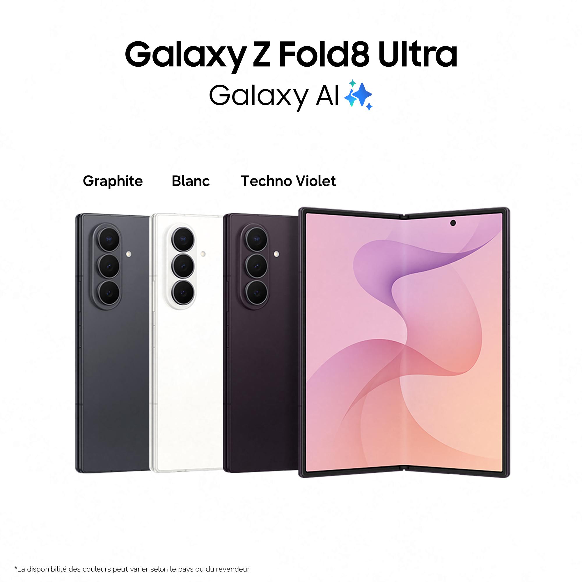 Voir la diapositive 2 : SAMSUNG Galaxy Z Fold8 Ultra 512Go - Graphite